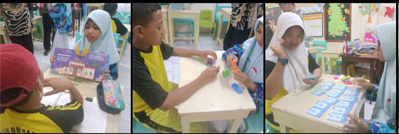 Pembimbingan siswa kelas VII Sanawia untuk memprak...