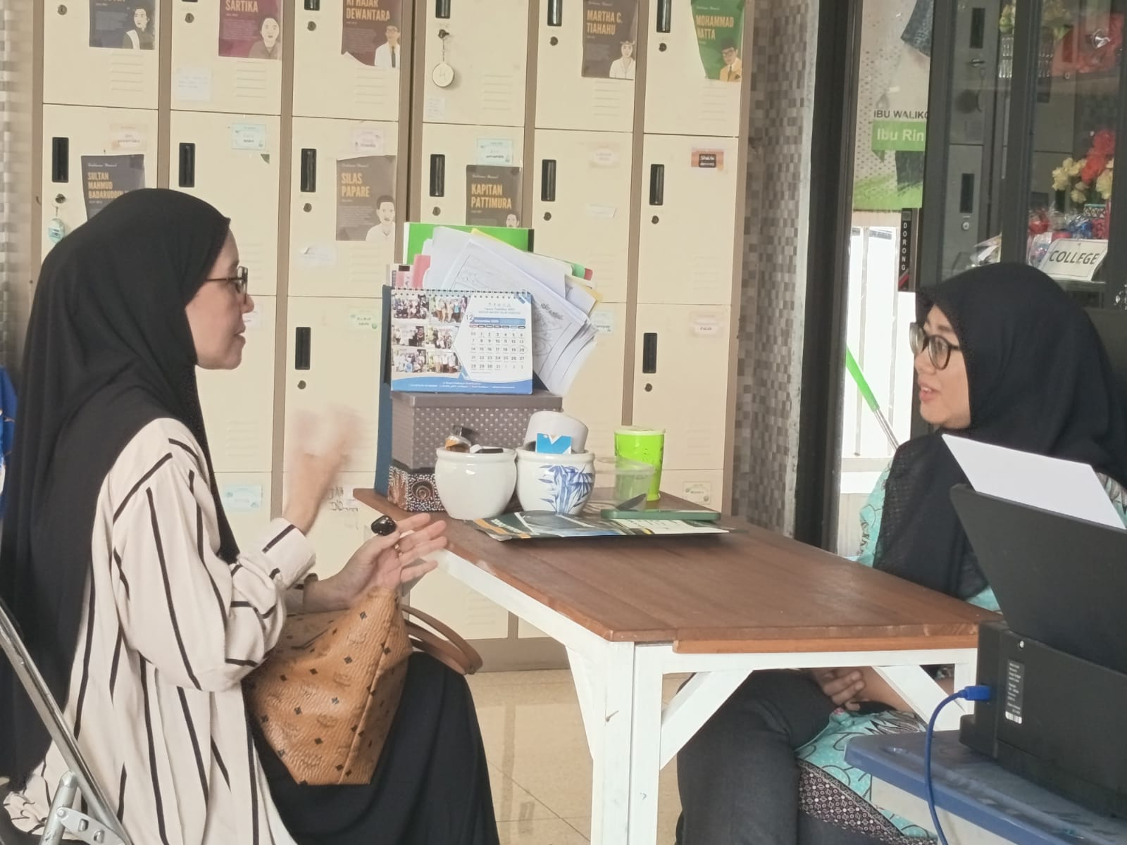 <p>Kegiatan sharing dan caring dengan mama salman....