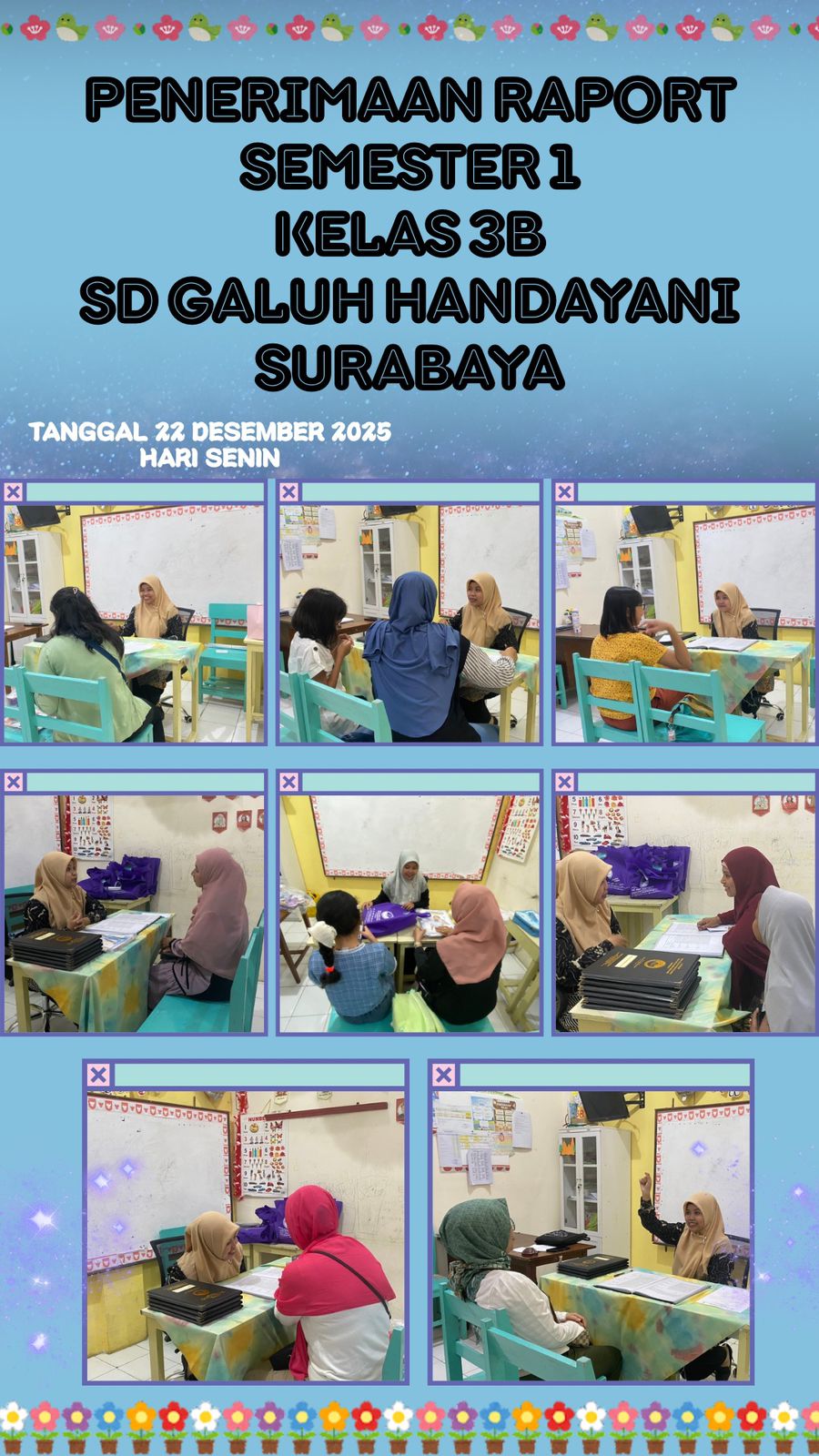 <p>Kegiatan pembagian rapor semester ganjil 2025-2...