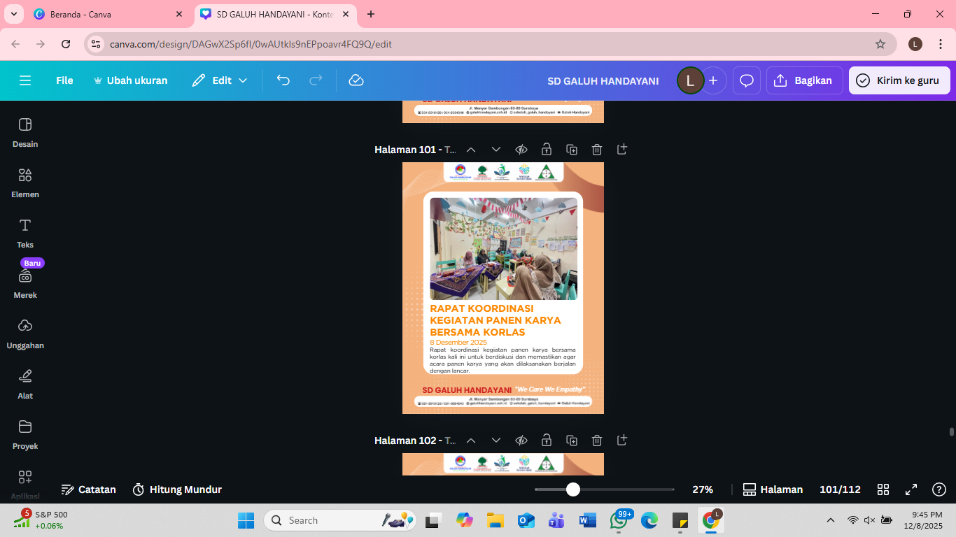<p>hari ini saya mengerjakan BKS untuk Semester 1...