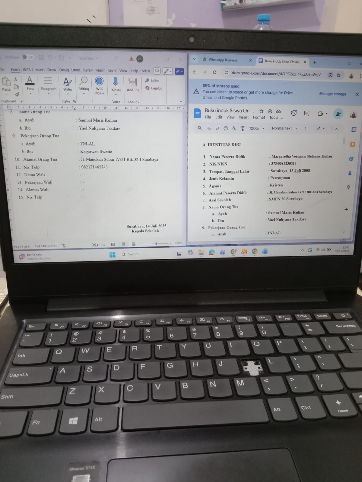 <p>input buku induk online siswa SMA X</p>
