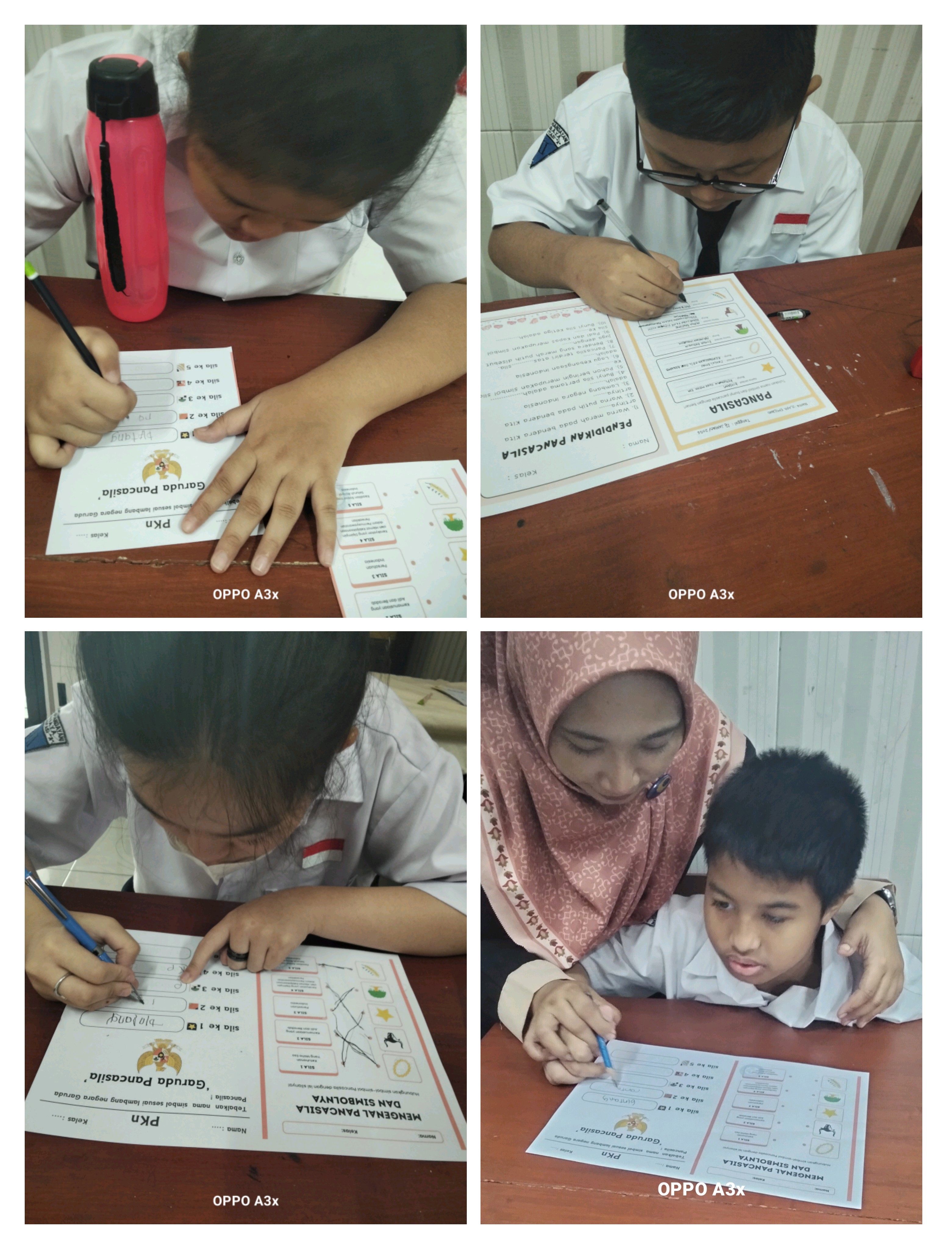 <p>Berdoa,, mendampingi anak-anak saat belajar dik...