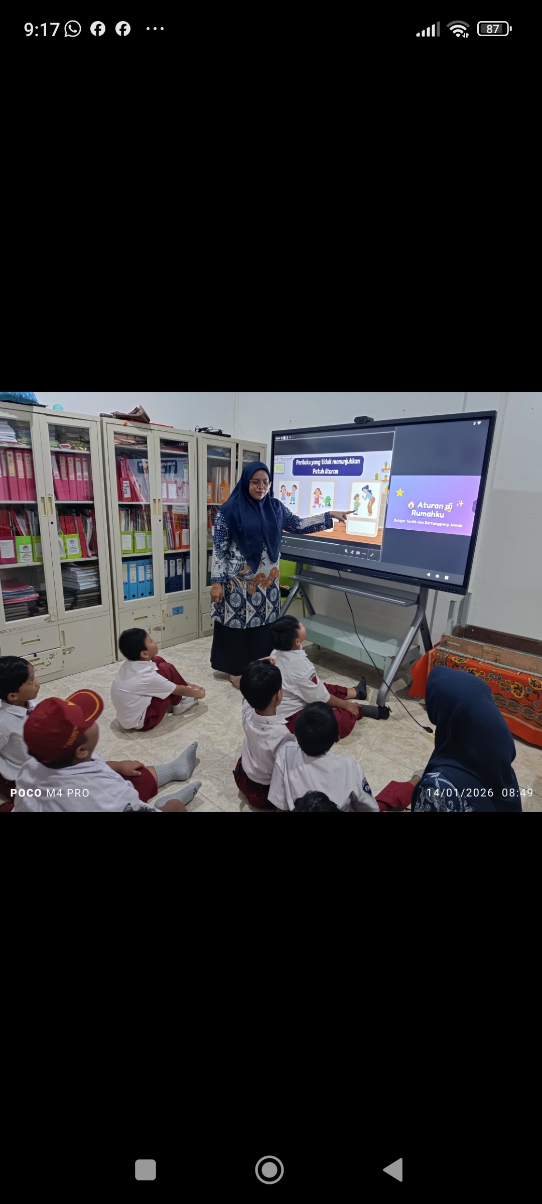 <p>Kegiatan belajar mengajar tentang peraturan yg...