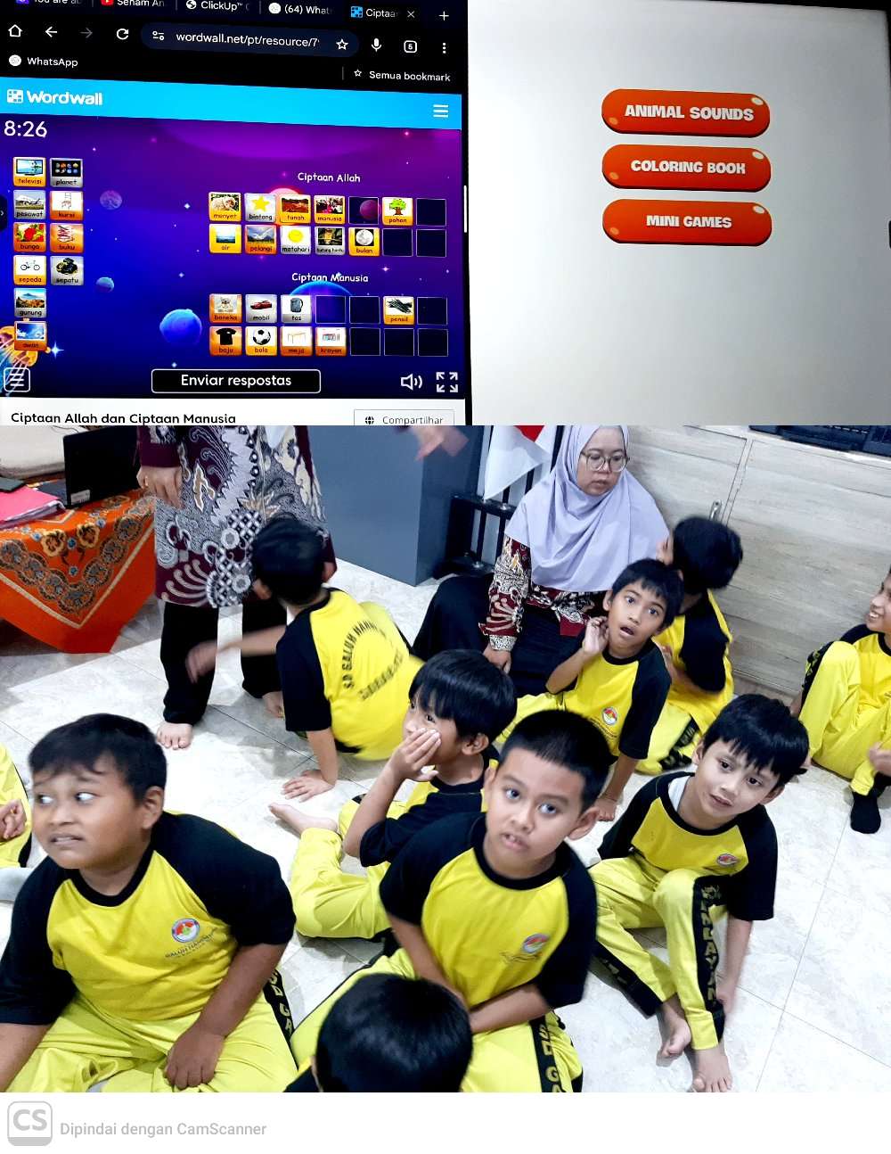 <p>LKPD visual di smart Tv tentang ciptaan Allah</...