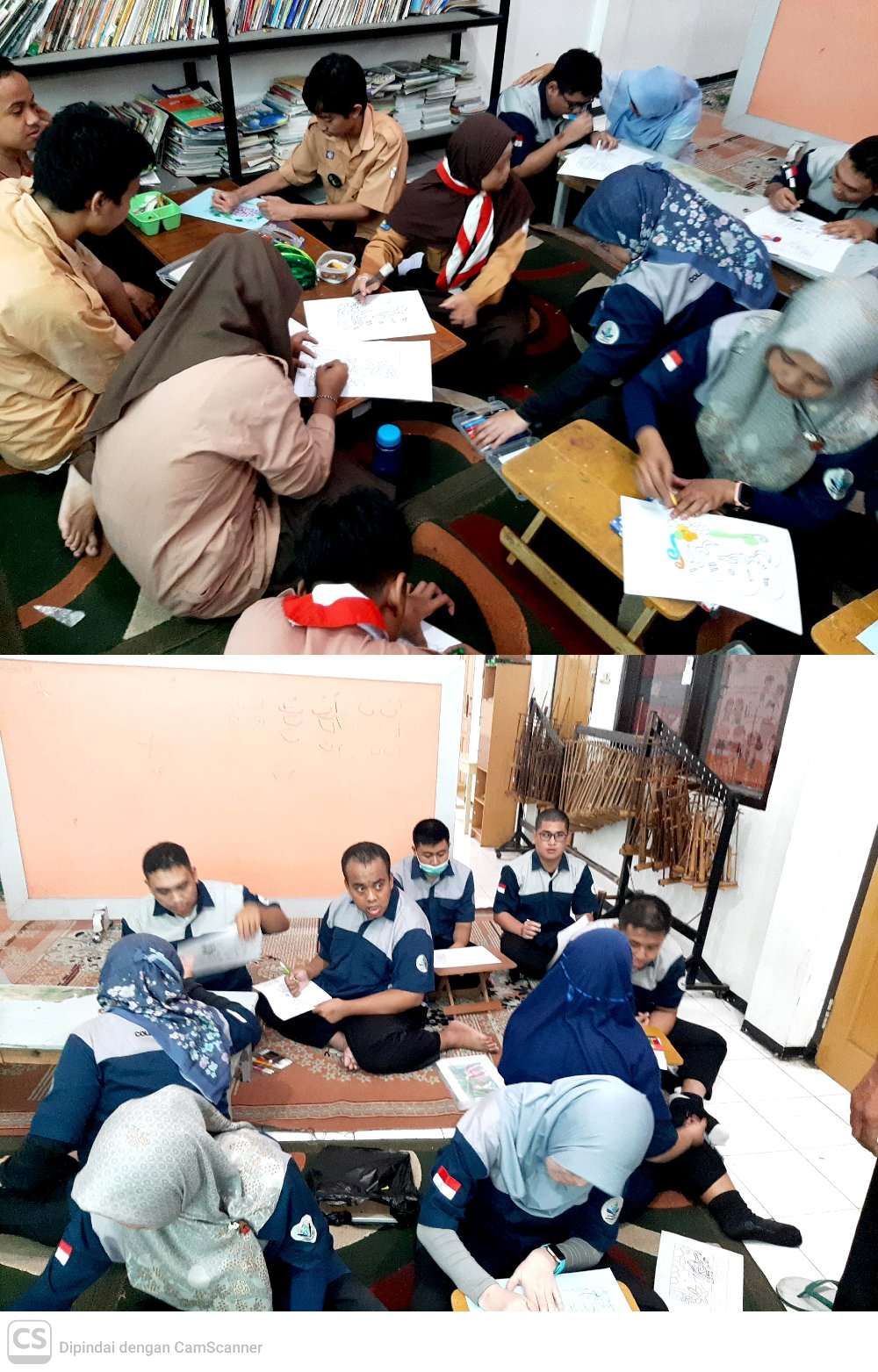 <p>bimbingan kaligrafi ekskul mengaji kelas besar<...