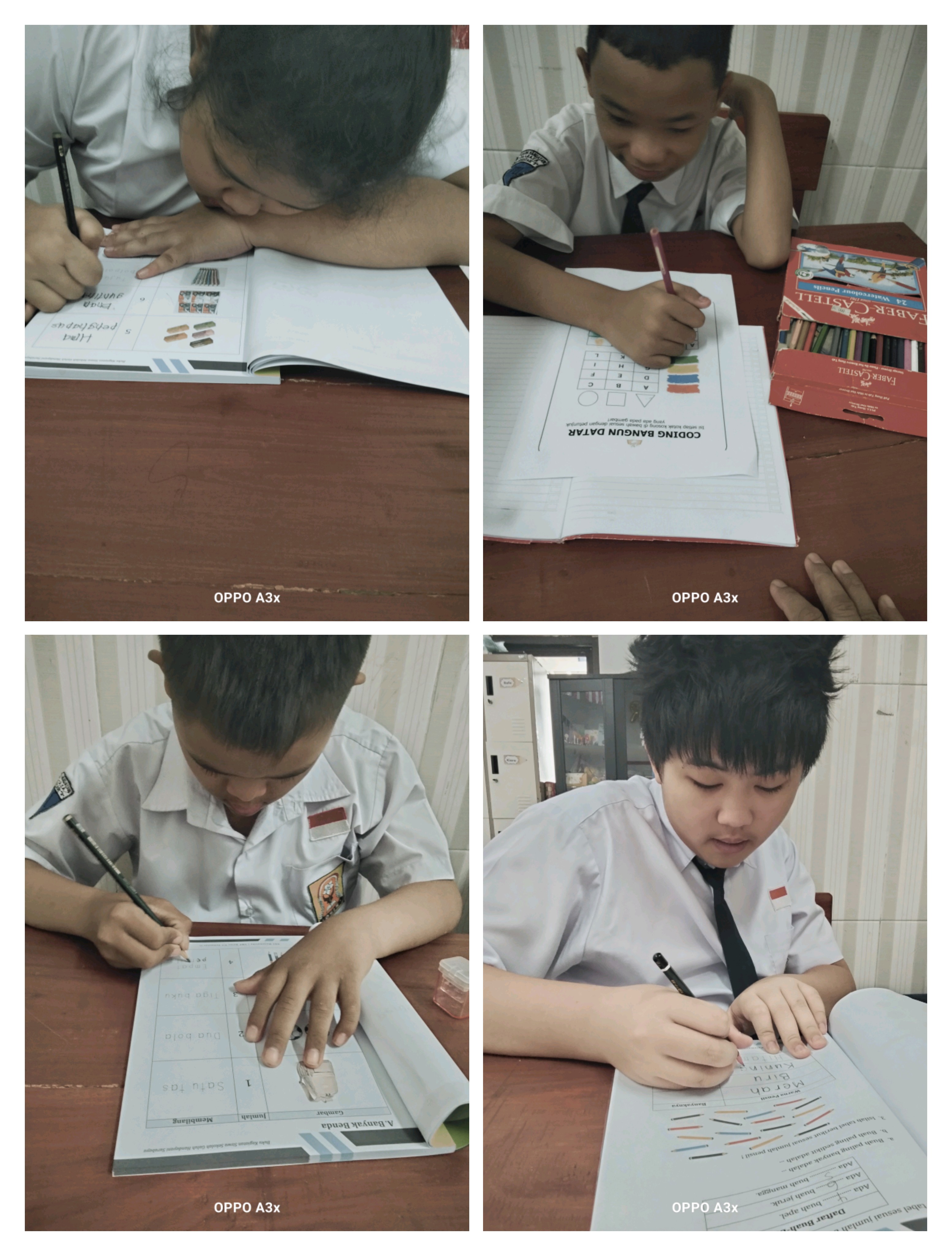 <p>Berdoa,,,, mendampingi anak-anak saat belajar d...