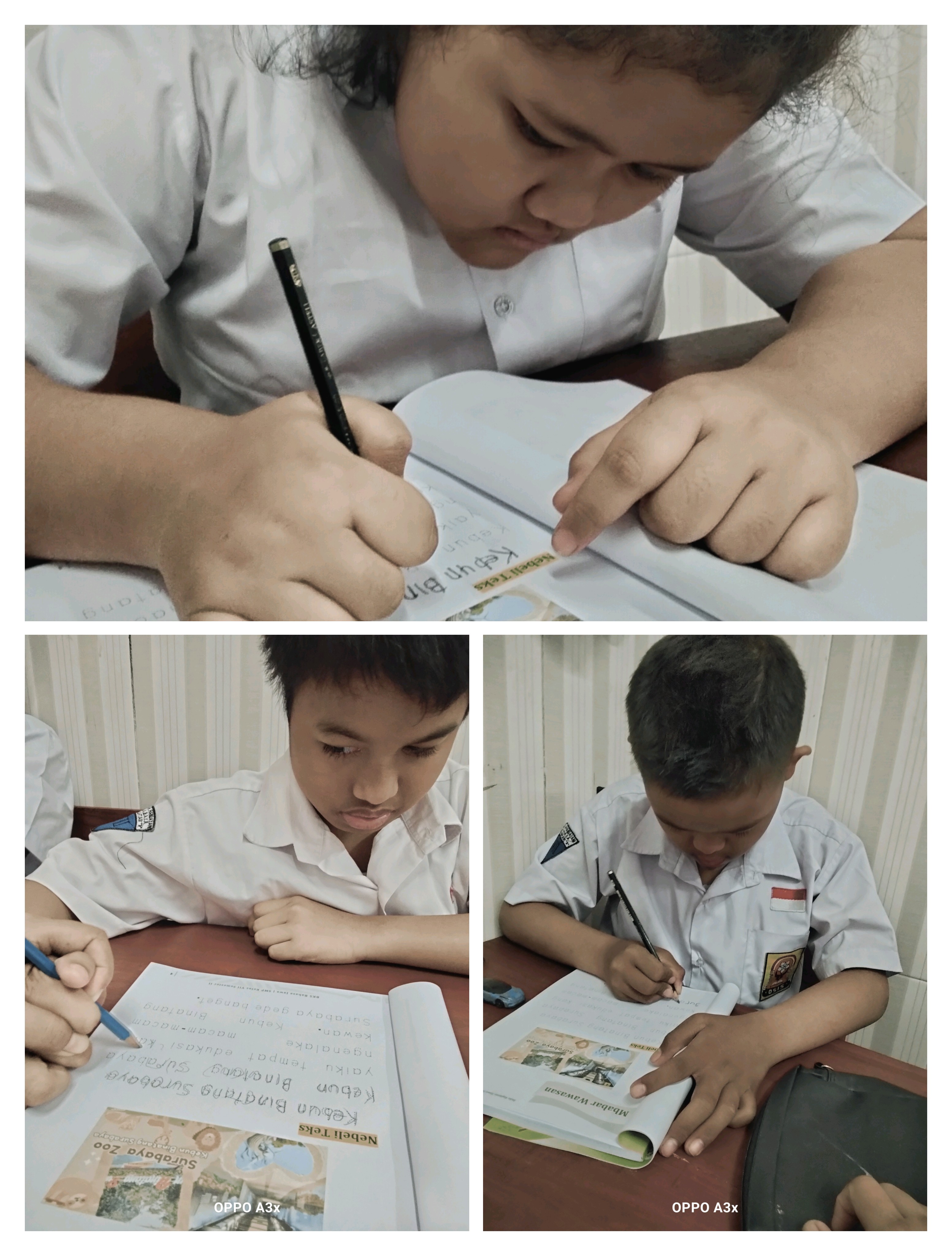<p>Berdoa,, mendampingi anak-anak belajar dikelas...