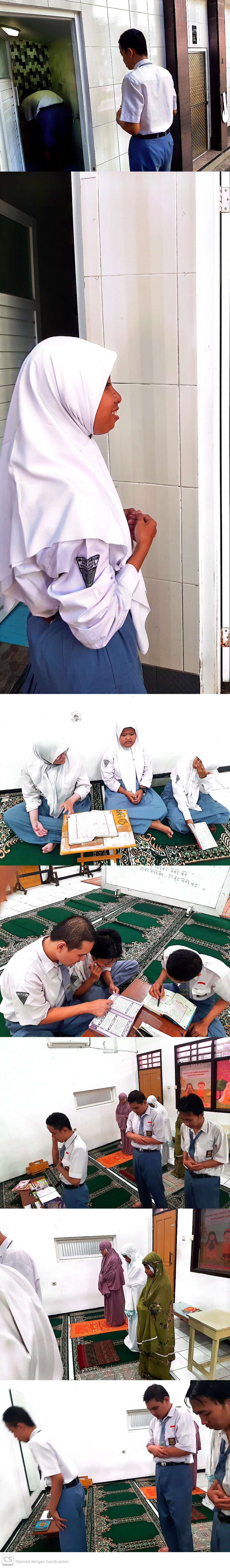 <p>praktek agama islam sholat. tayammum, wudhu, ha...
