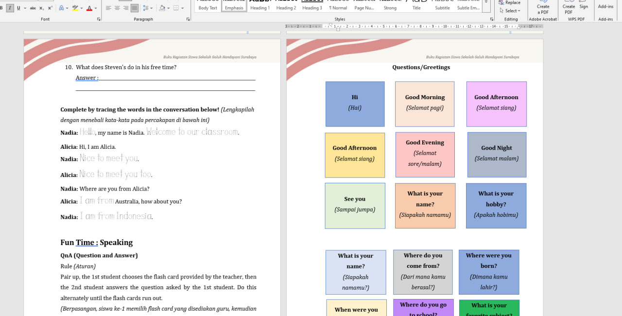 <p>Melanjutkan kerja BKS kelas 7 (Reguler) semeste...