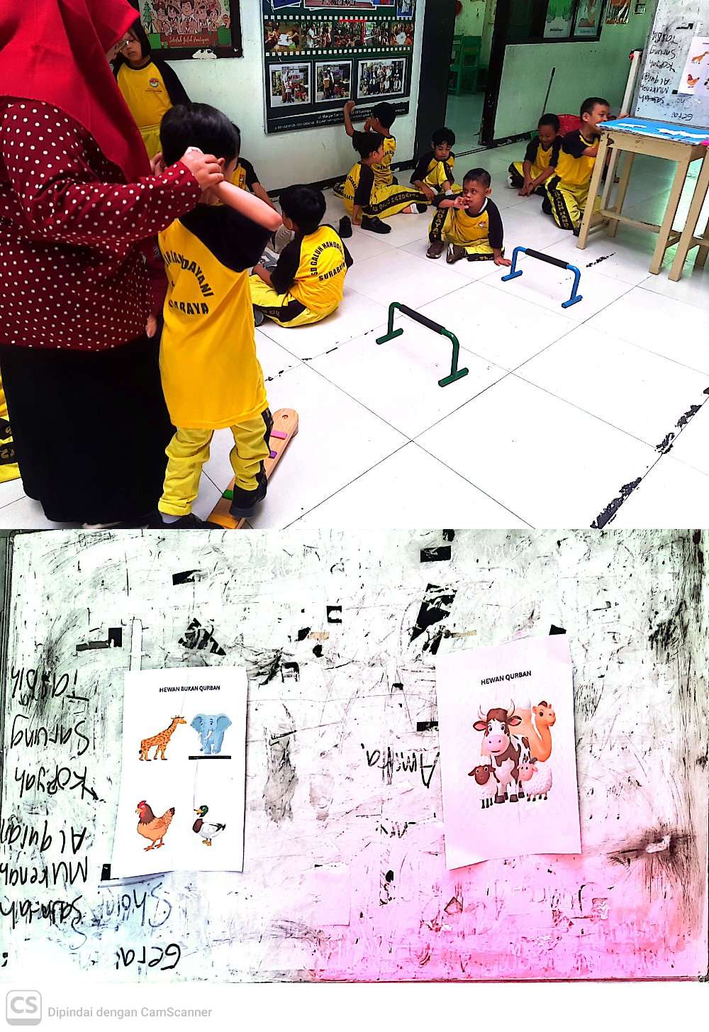 <p>mengenalkan macam2 hewan qurban dan aqiqah sert...