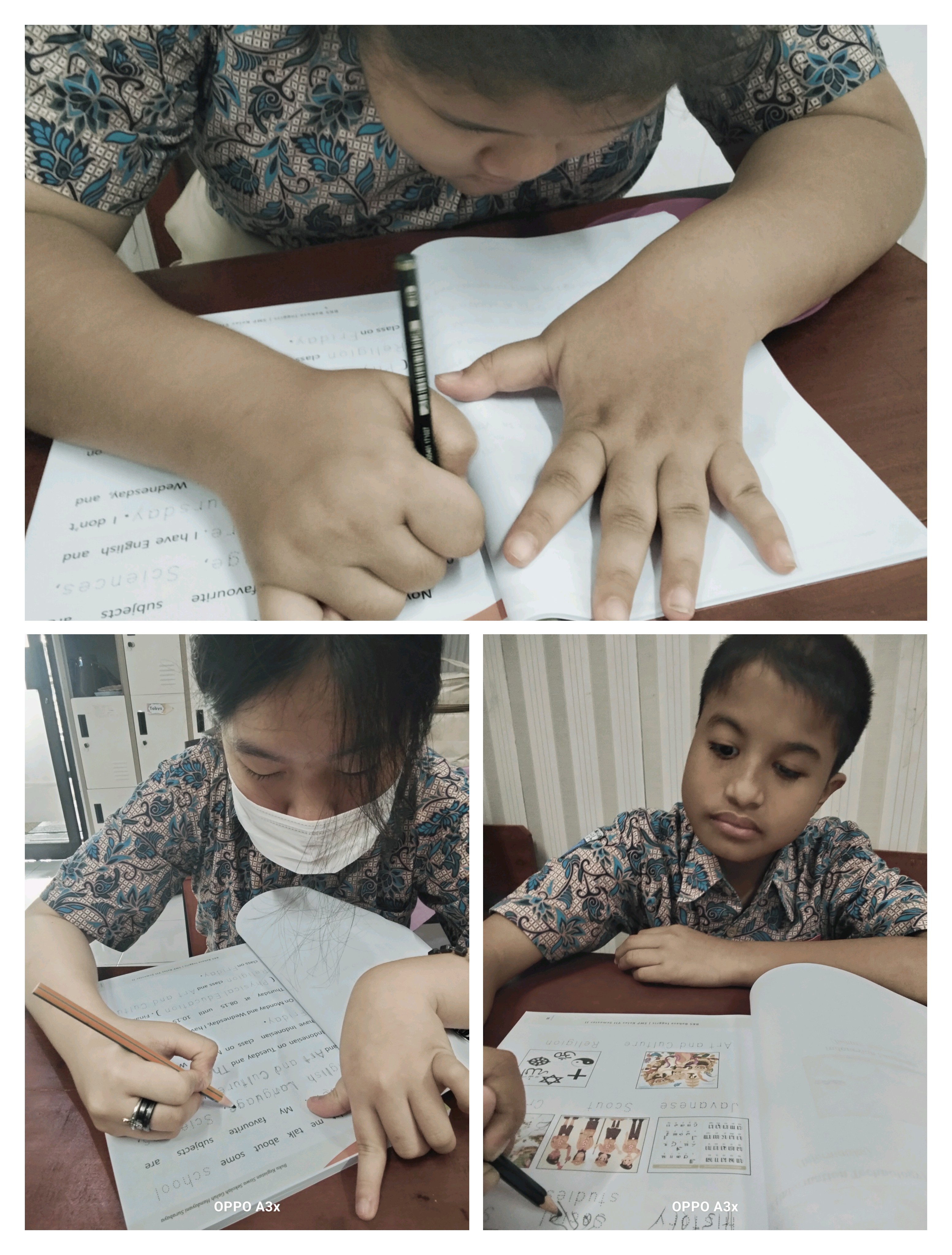 <p>Berdoa,,, mendampingi anak-anak saat belajar di...