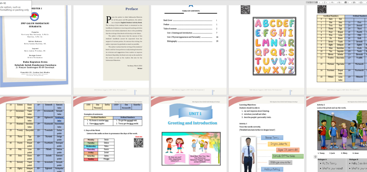 <p>Mengerjakan BKS kelas 7 (Reguler) </p>