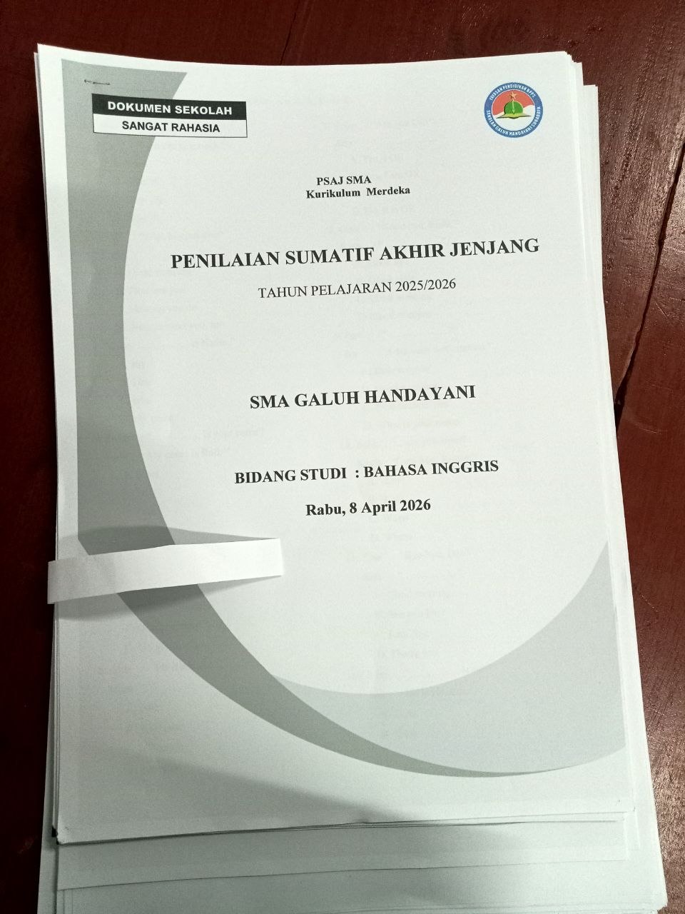 <p>Menyiapakan soal PSAJ Kelas 12 Omisi dan Regule...