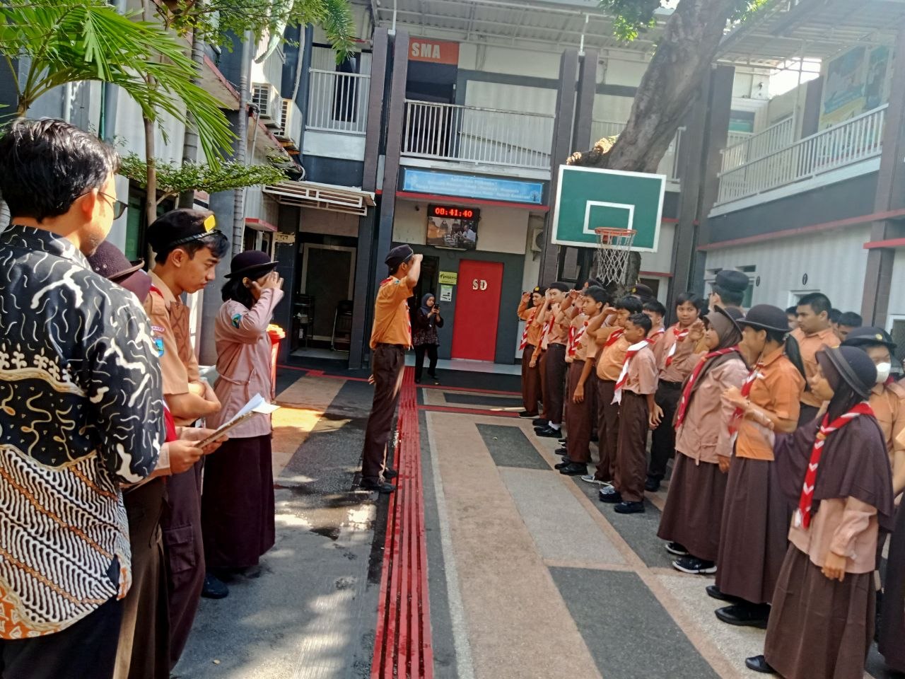 <p>Mendampingi Kegiatan Pramuka, dengan kegiatan:...