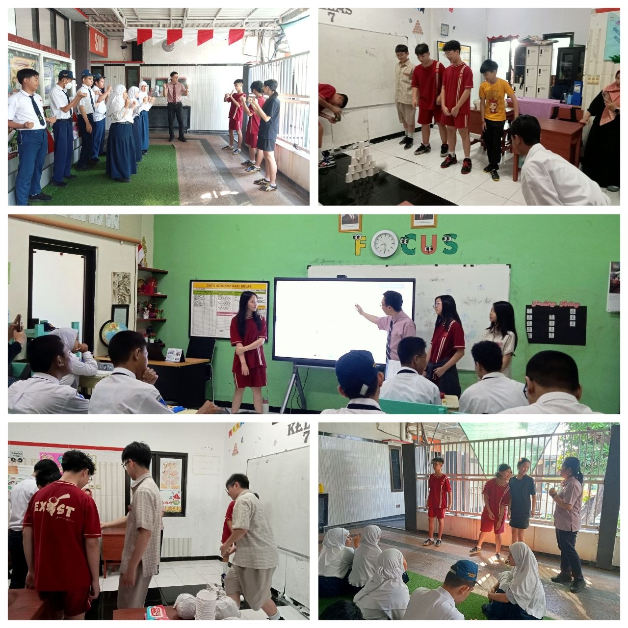 <p>Mendampingi Kunjungan dari SMP Little Sun dalam...
