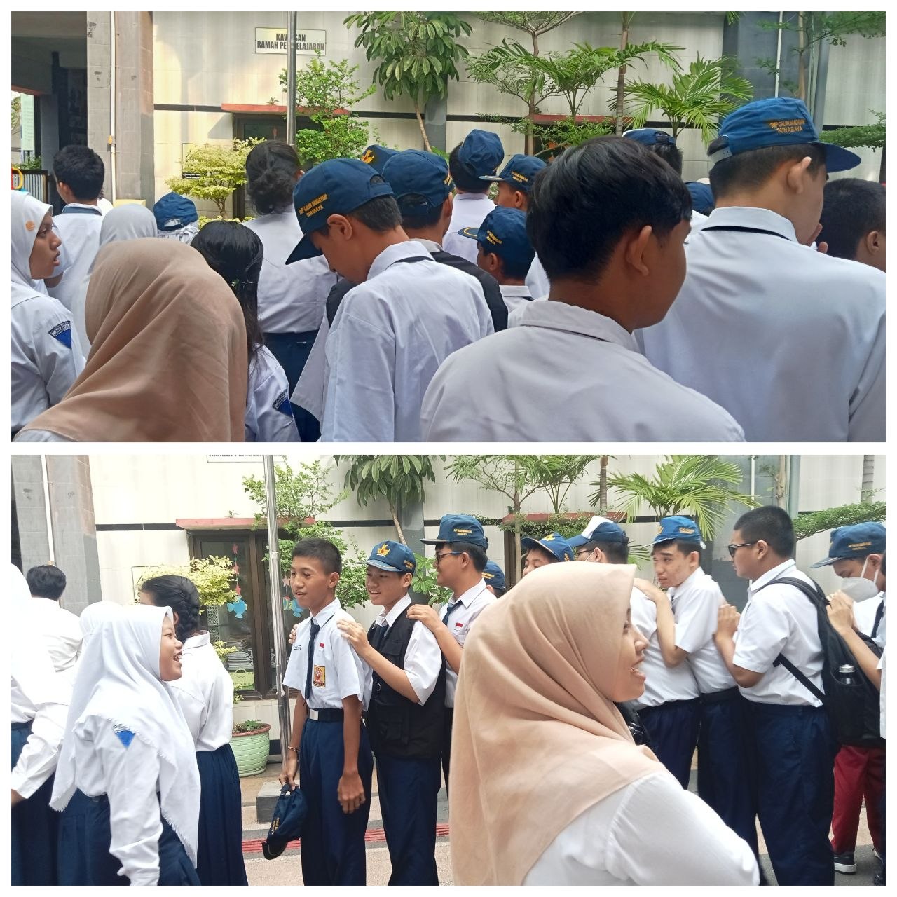 <p>Mendampingi kegiatan Apel Pagi </p>
