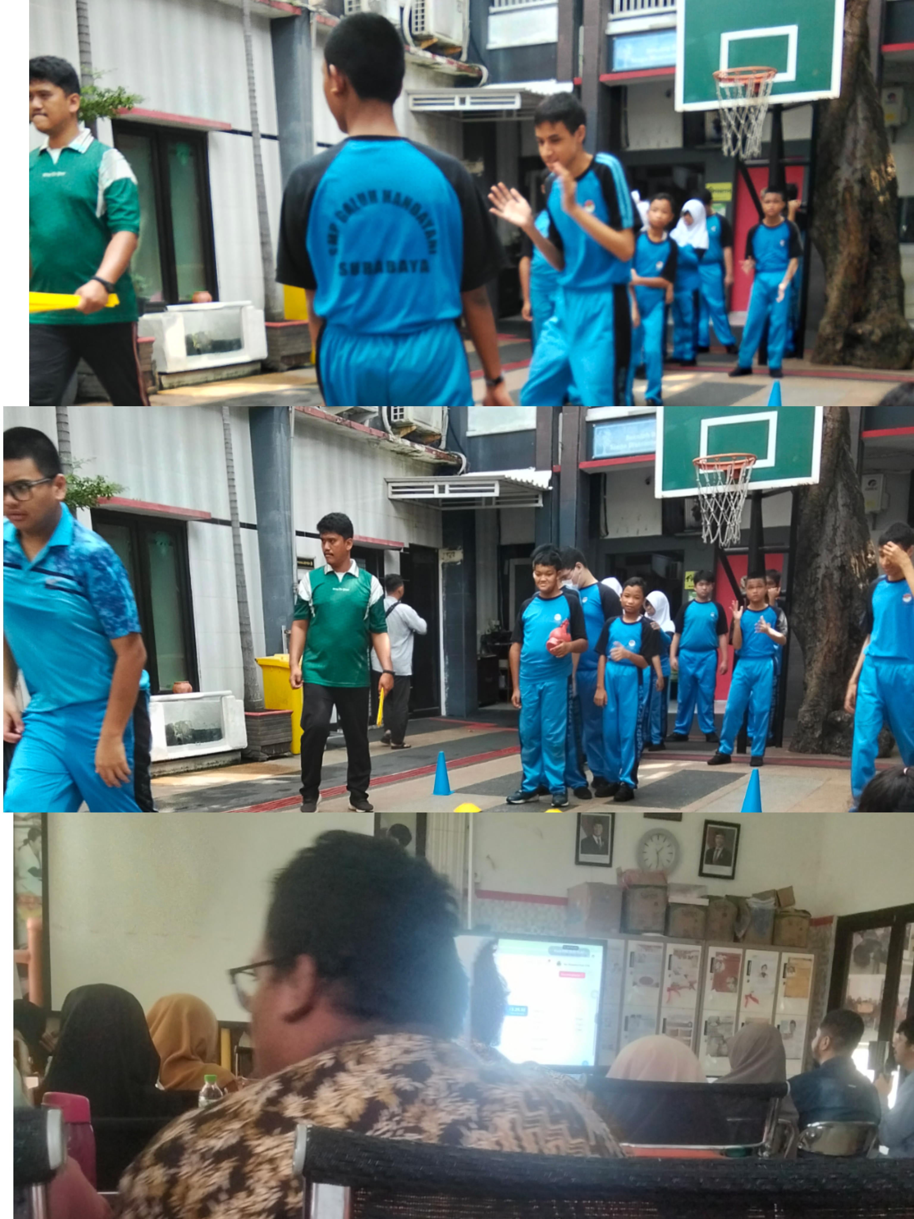 <p>Apel pagi,,, berdoa,,, mendampingi anak-anak sa...