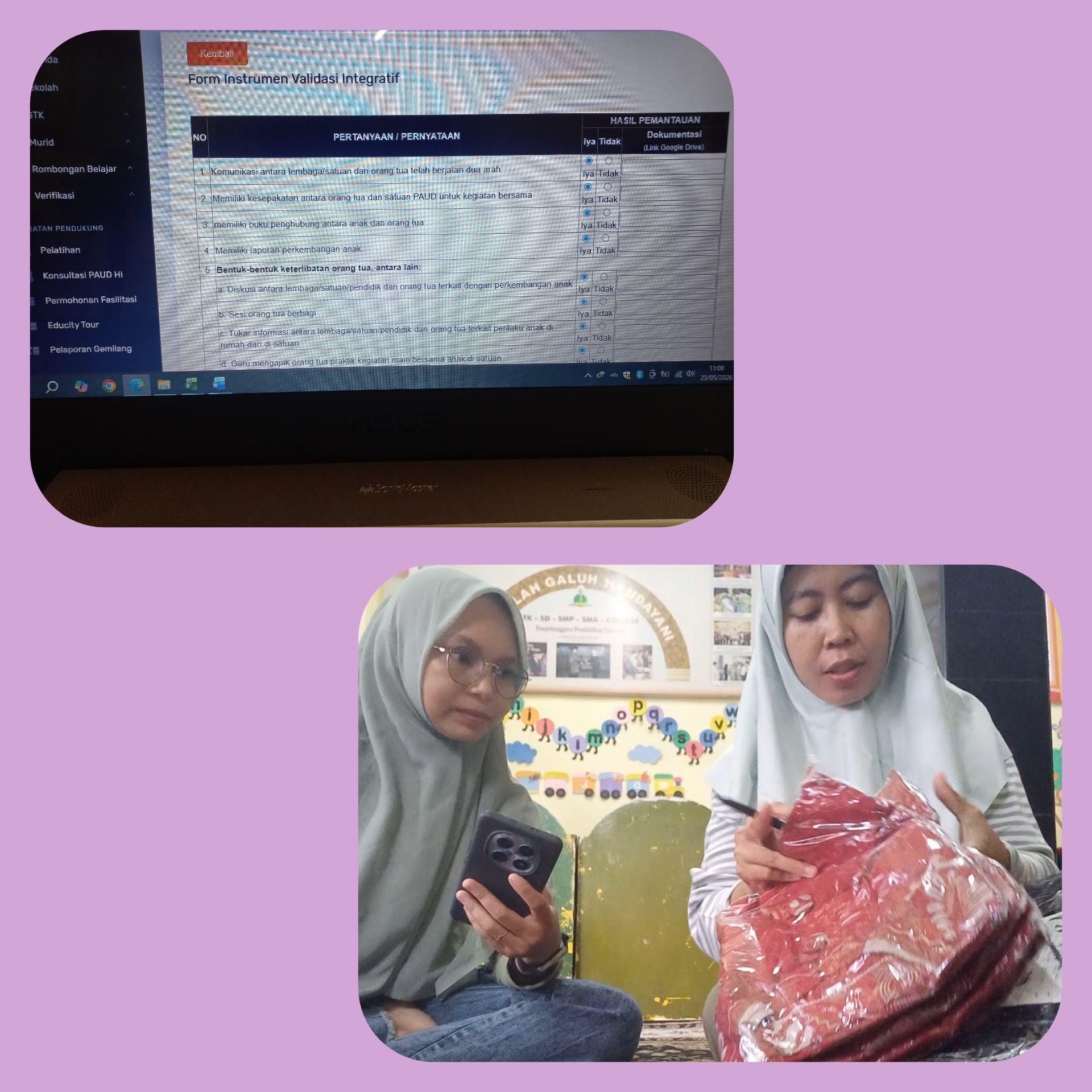 <p>Membuat PR 2 hari kedepan (bahasa+matematika),...