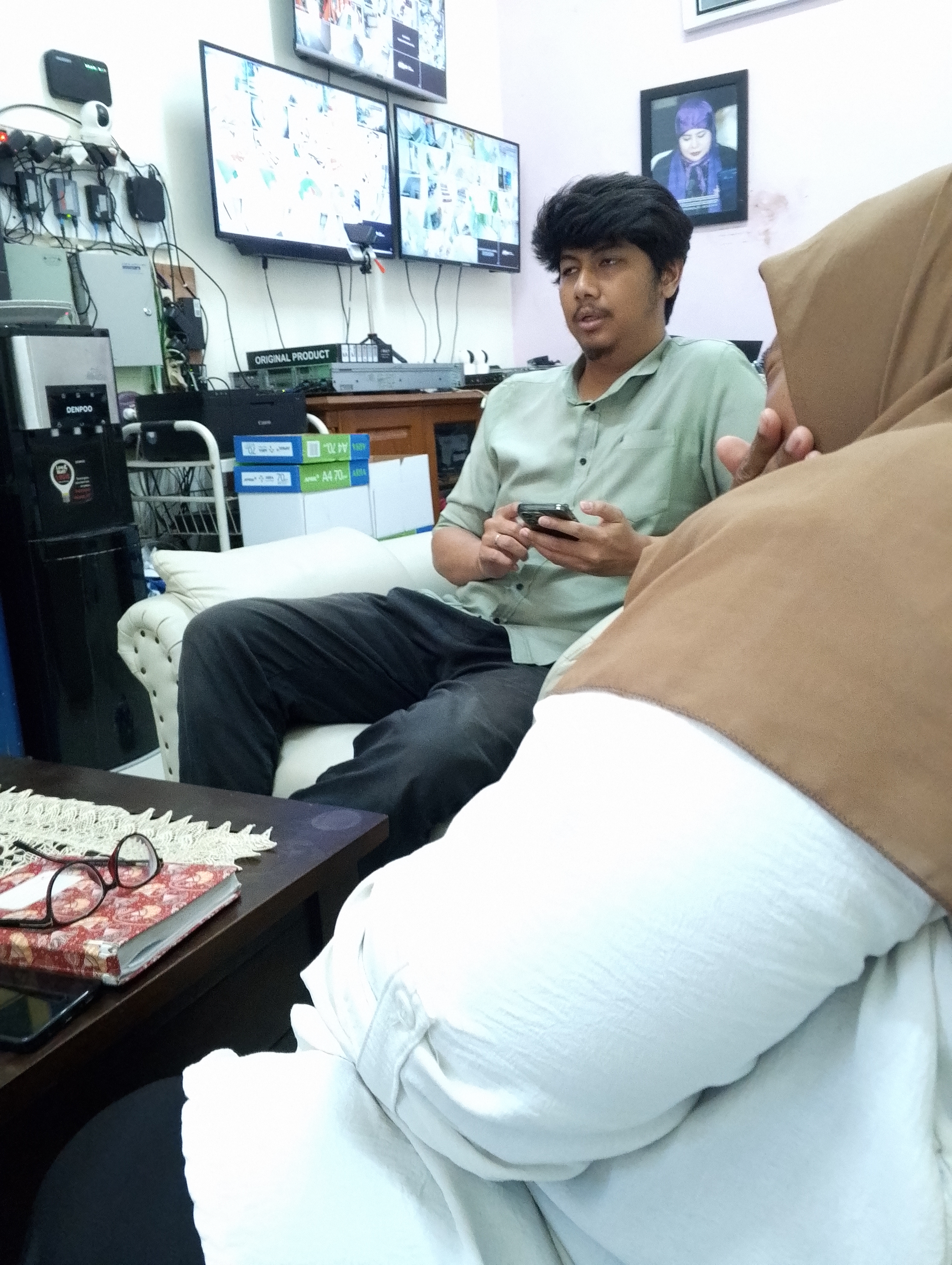 <p>Rapat persiapan penyembelihan hewan kurban</p>