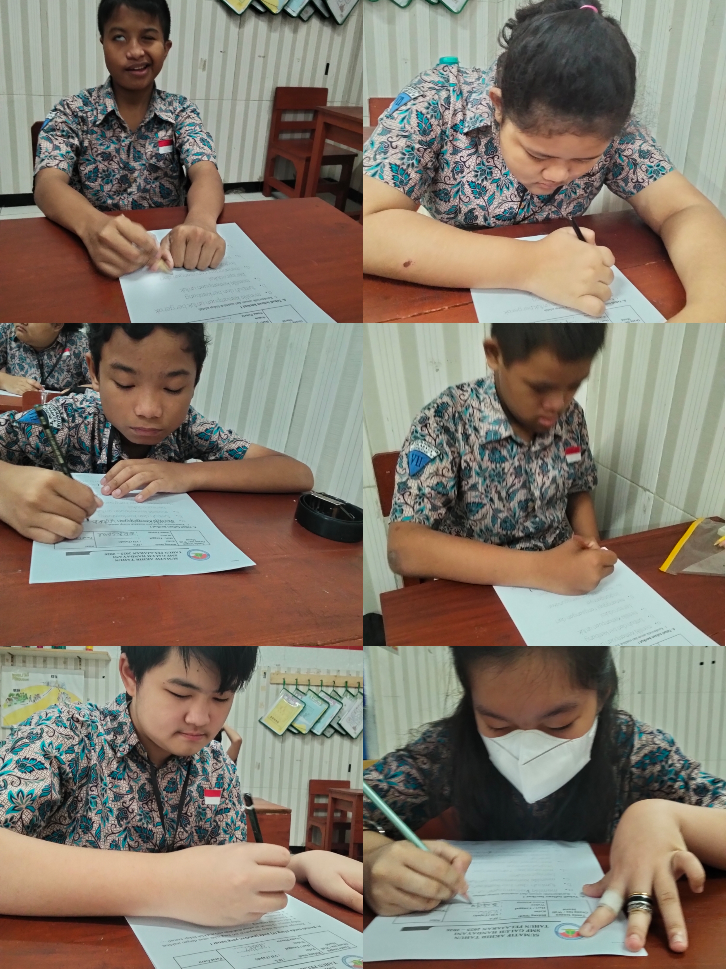 <p>Apel pagi,,,, berdoa dan mendampingi anak-anak...