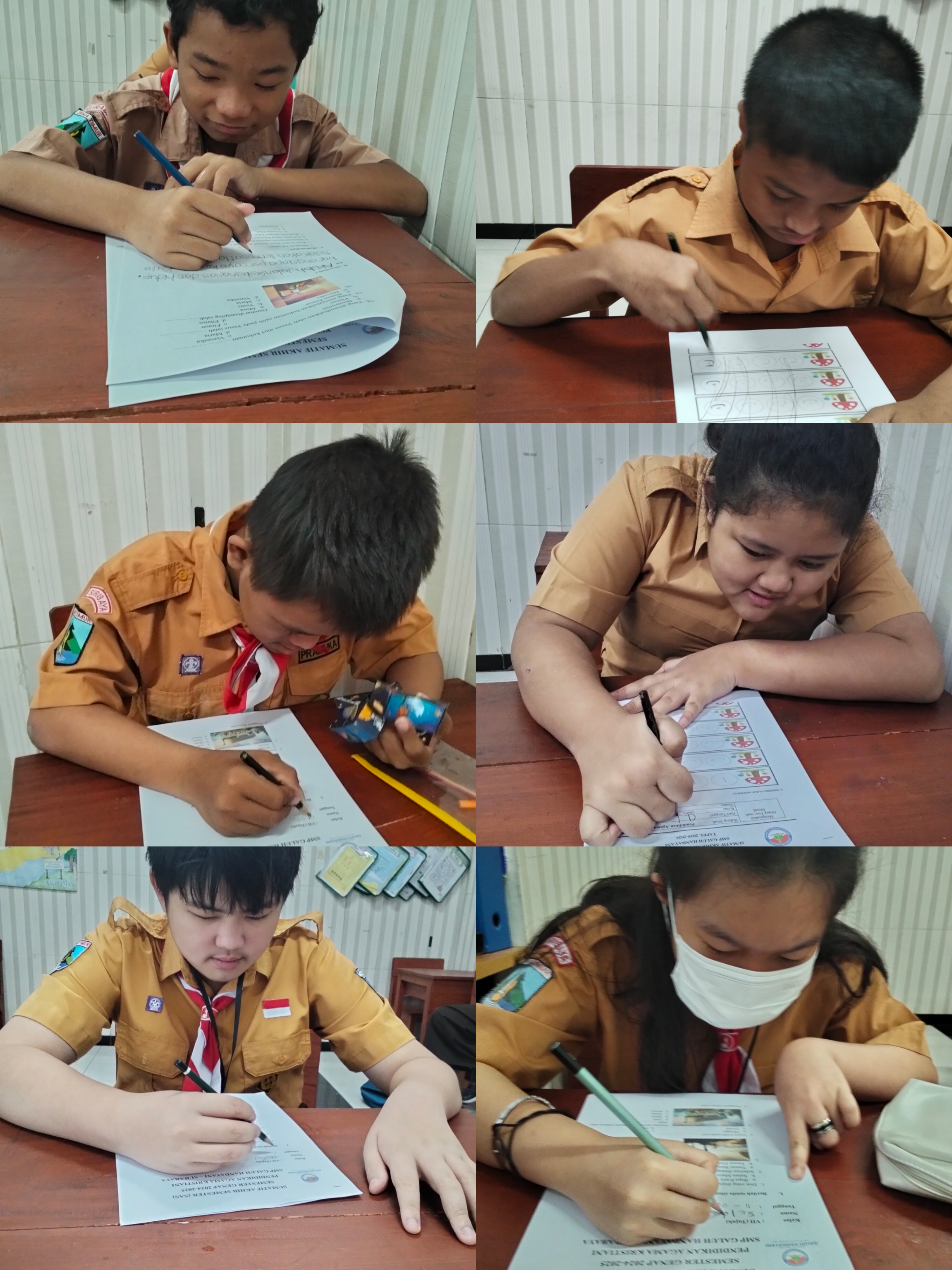 <p>Apel pagi,,,,berdoa,,,, mendampingi anak-anak s...