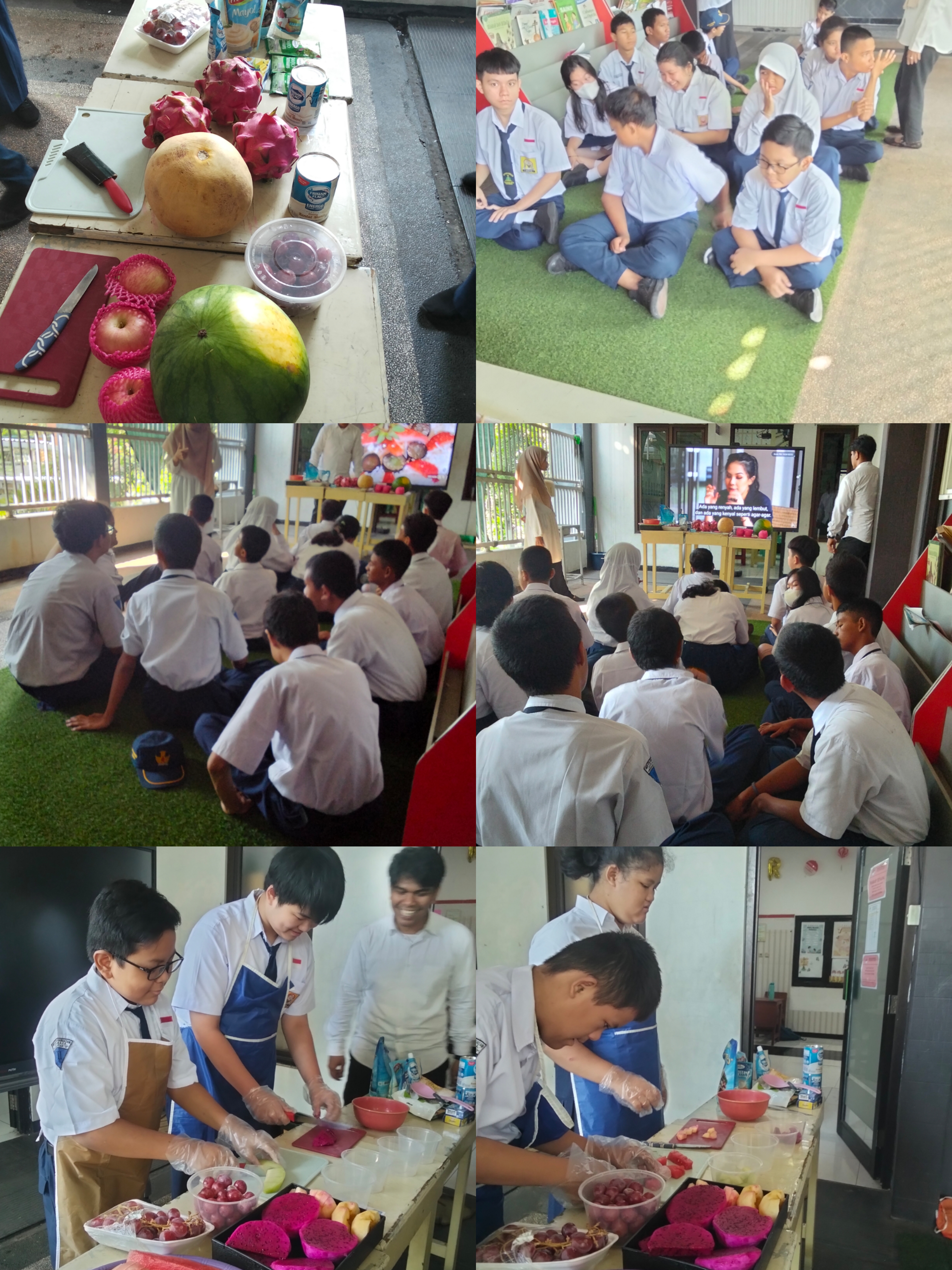 <p>Apel pagi,,, berdoa,,, mendampingi anak-anak ke...