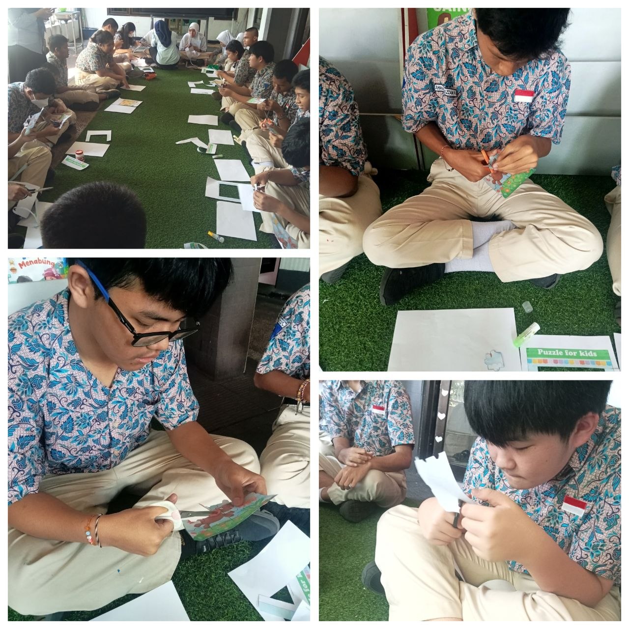<p>Mendampingi kegiatan games kelas 7, 8, dan 9 da...
