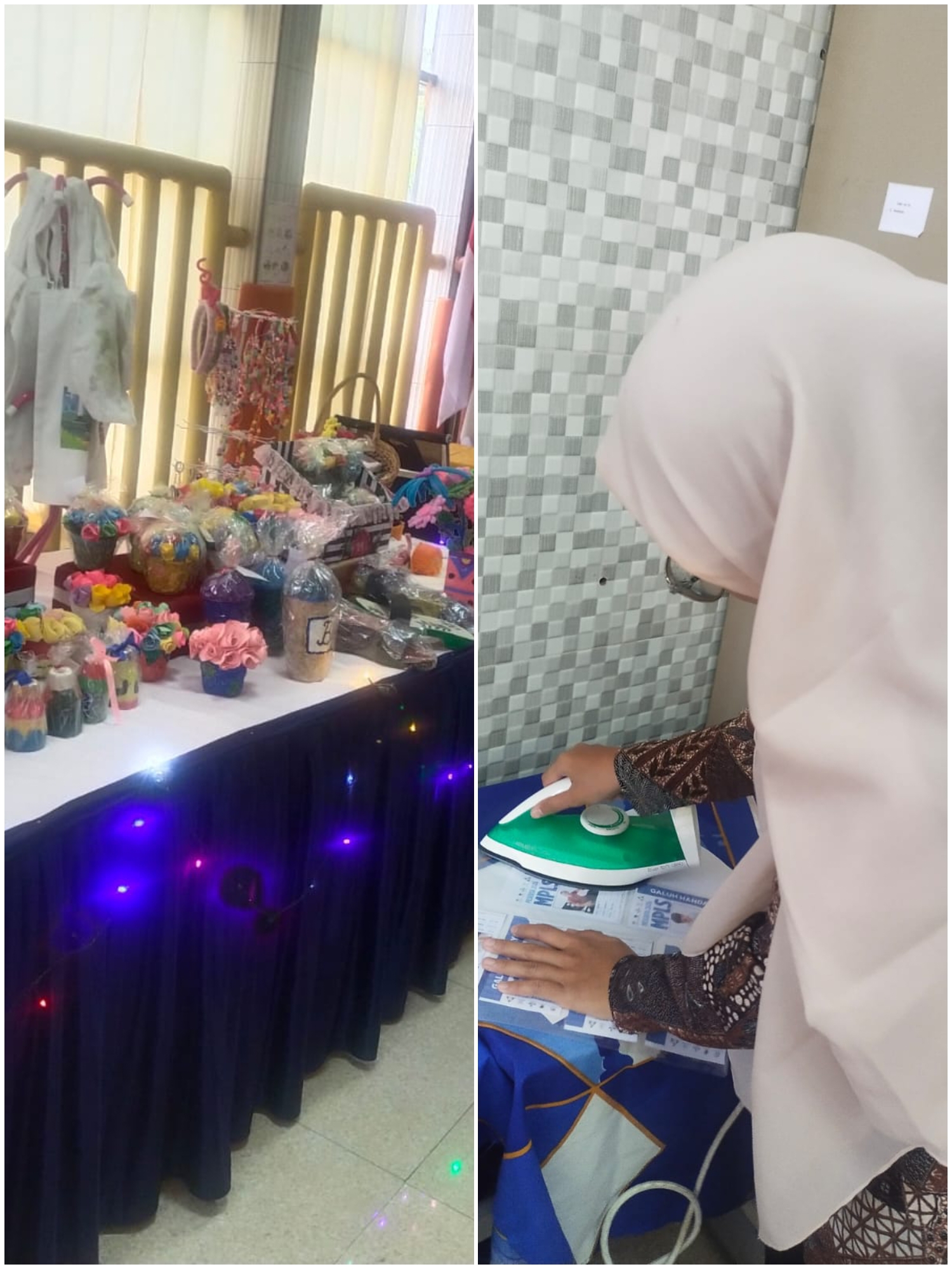 <p>Membersihkan kelas, mendekor kelas untuk persia...