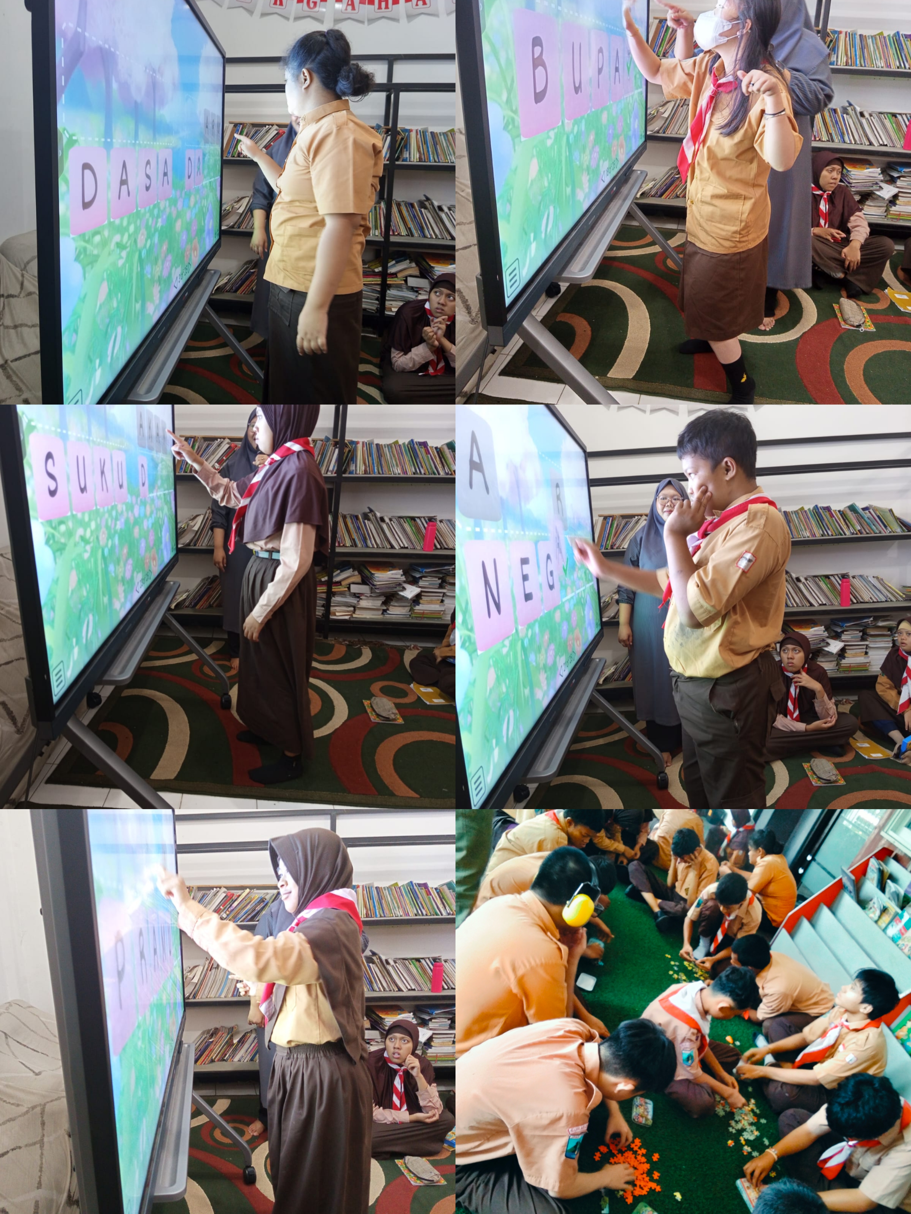 <p>Apel pagi,,, berdoa,,, mendampingi anak-anak sa...