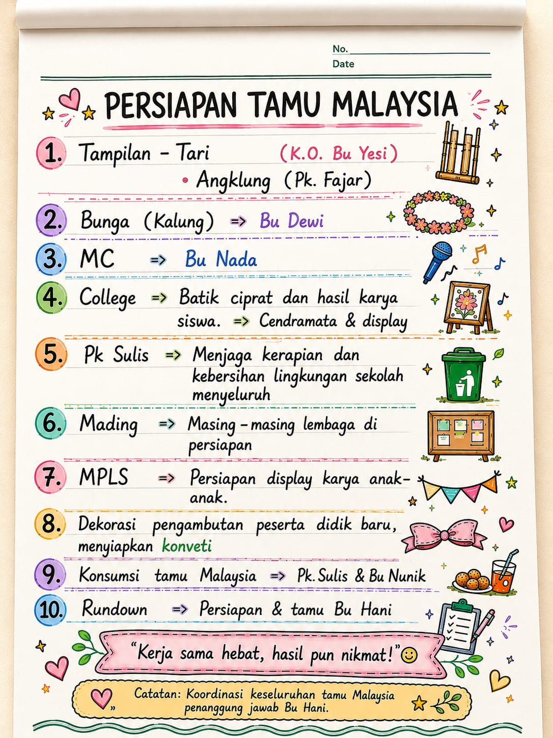 <p>Rapat dengan semua kepala sekolah dan PK hyra m...