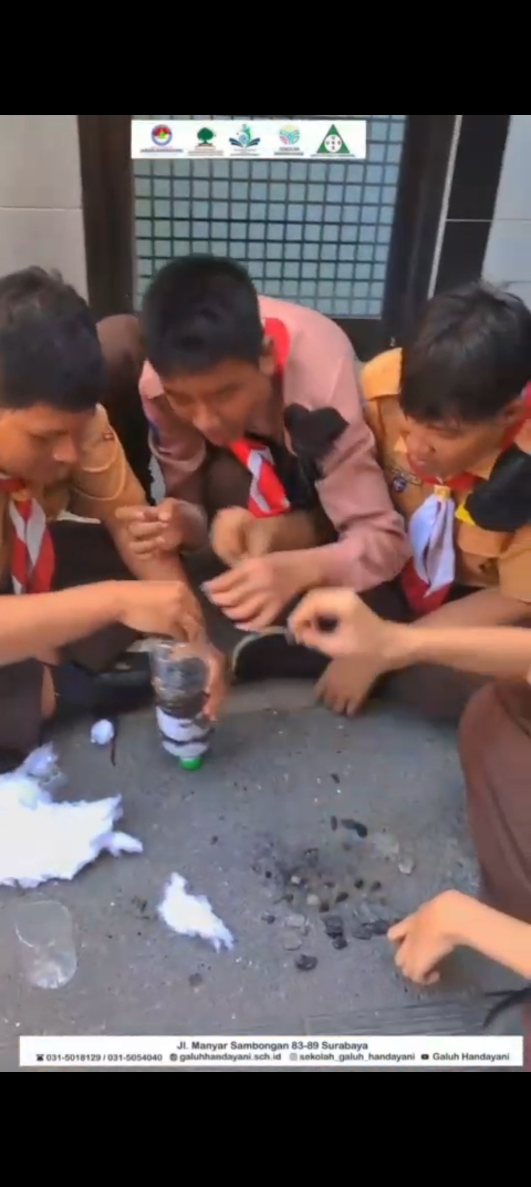<p>Hari ini peserta didik mengikuti kegiatan Pramu...