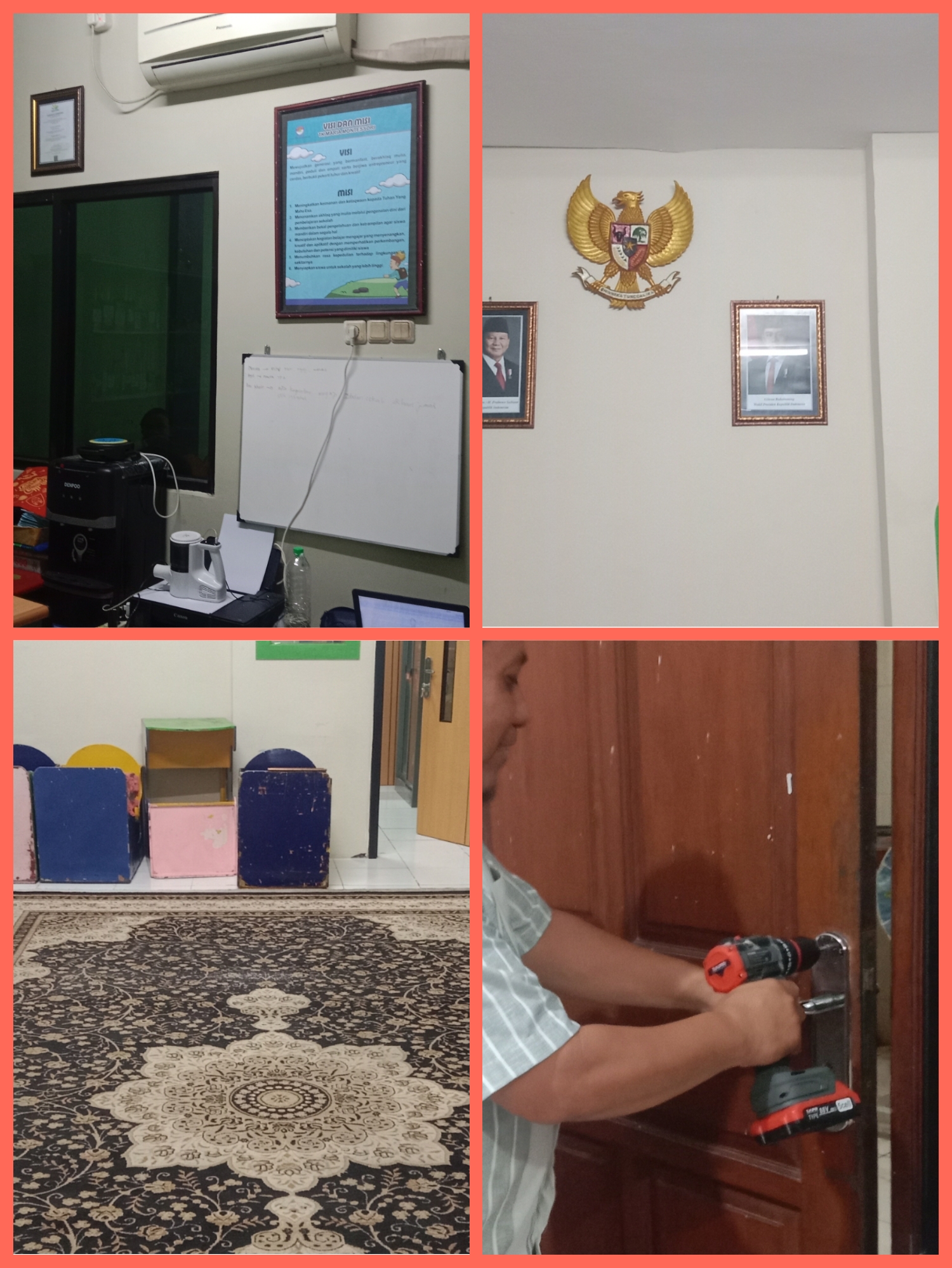 <ol><li>Pemasangan papan pengumuman, sertifikat, v...