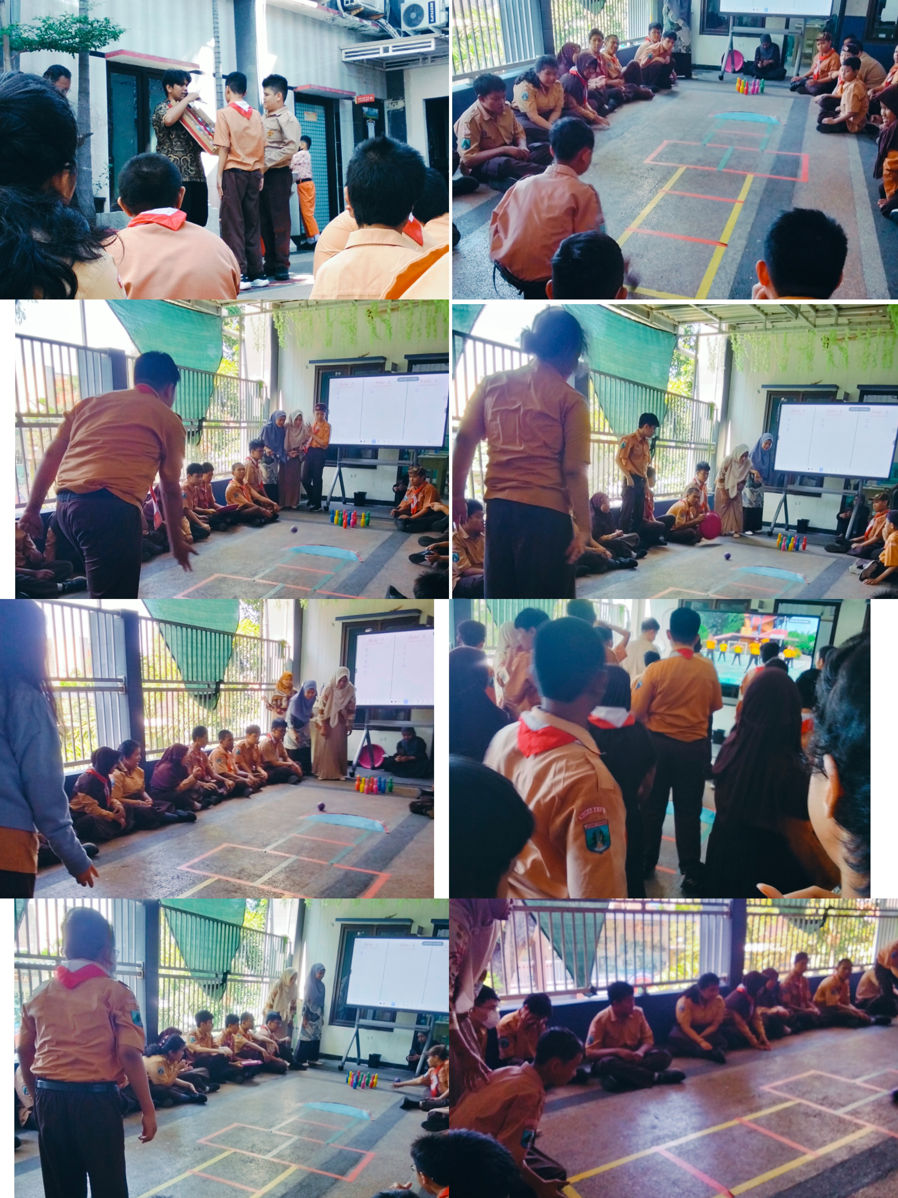 <p>Apel pagi,,,, berdoa,,, mendampingi anak-anak s...