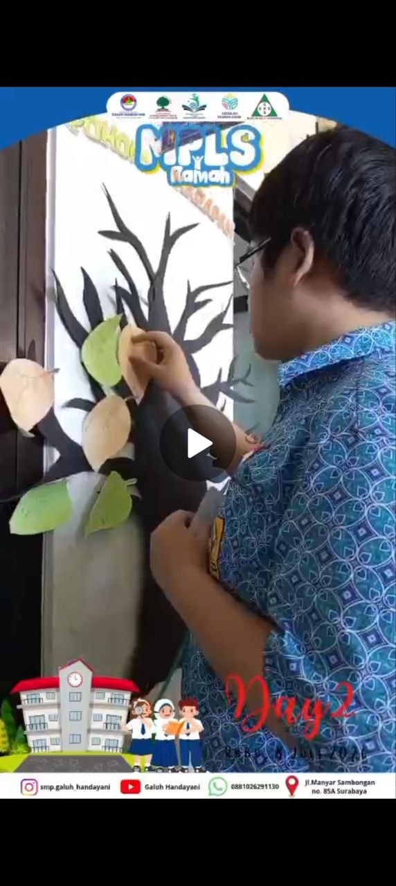 <p>MPLS hari ke 2 (pengenalan sekolah, mengisi poh...