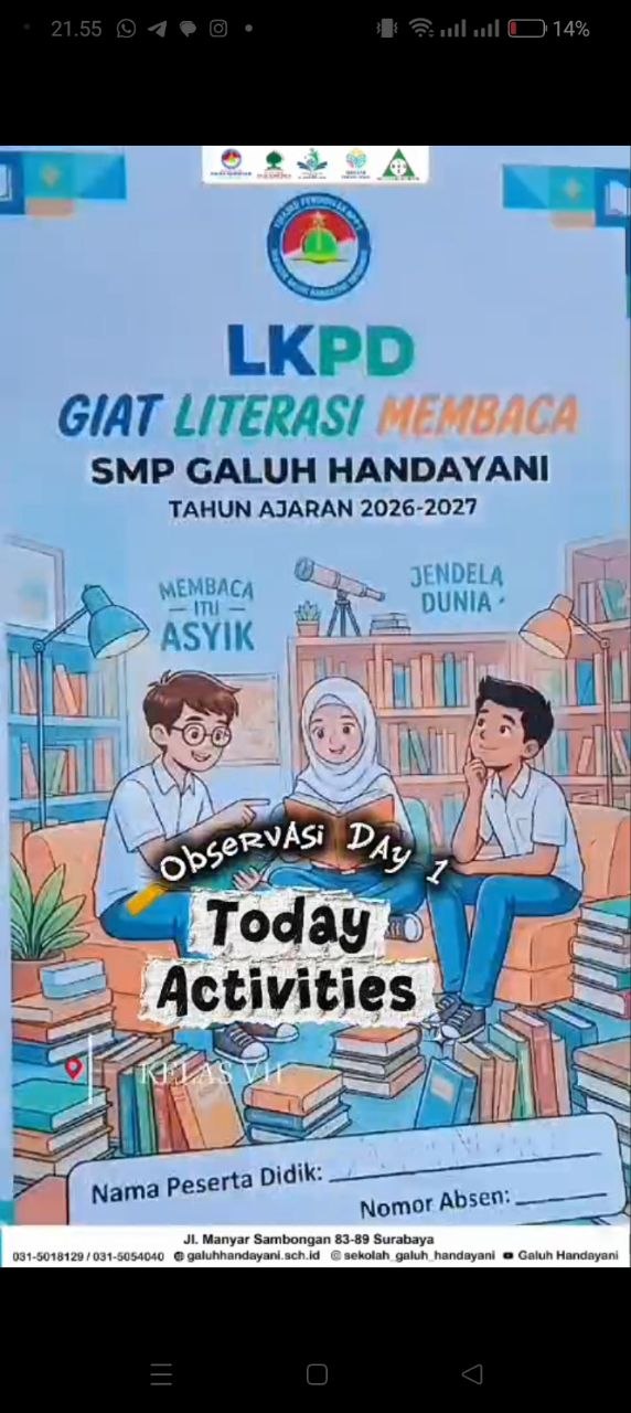 <p>masa observasi literasi </p>
