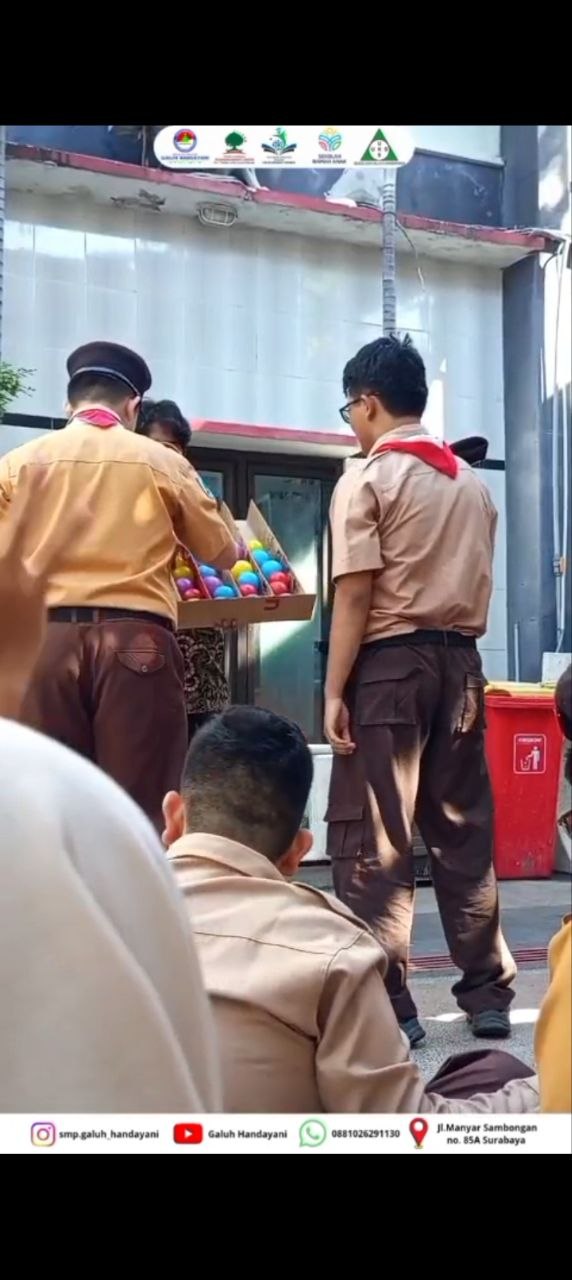 <p>kegiatan pramuka </p>