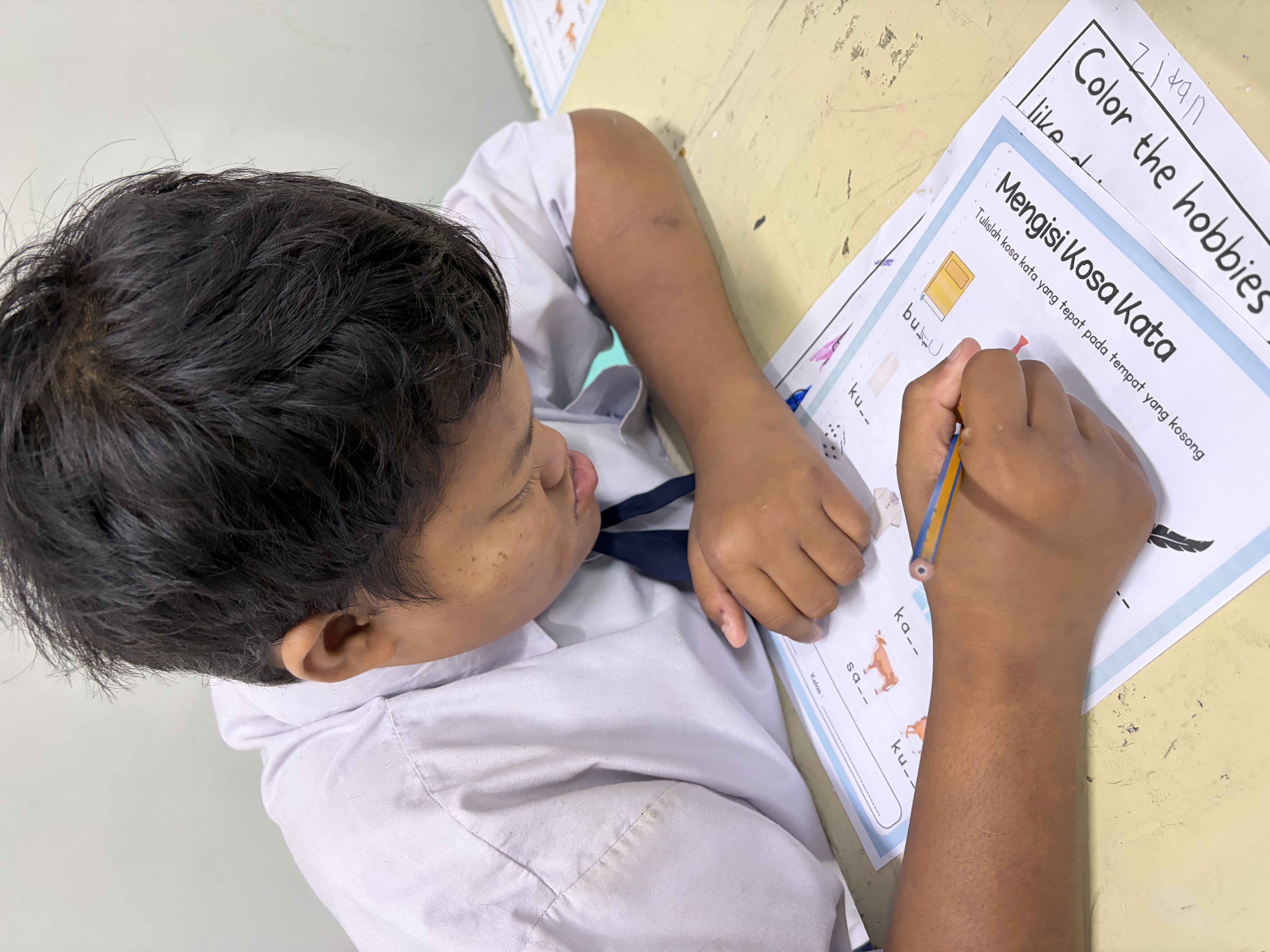 <p>Pendampingan pembelajaran siswa kelas 9 </p>