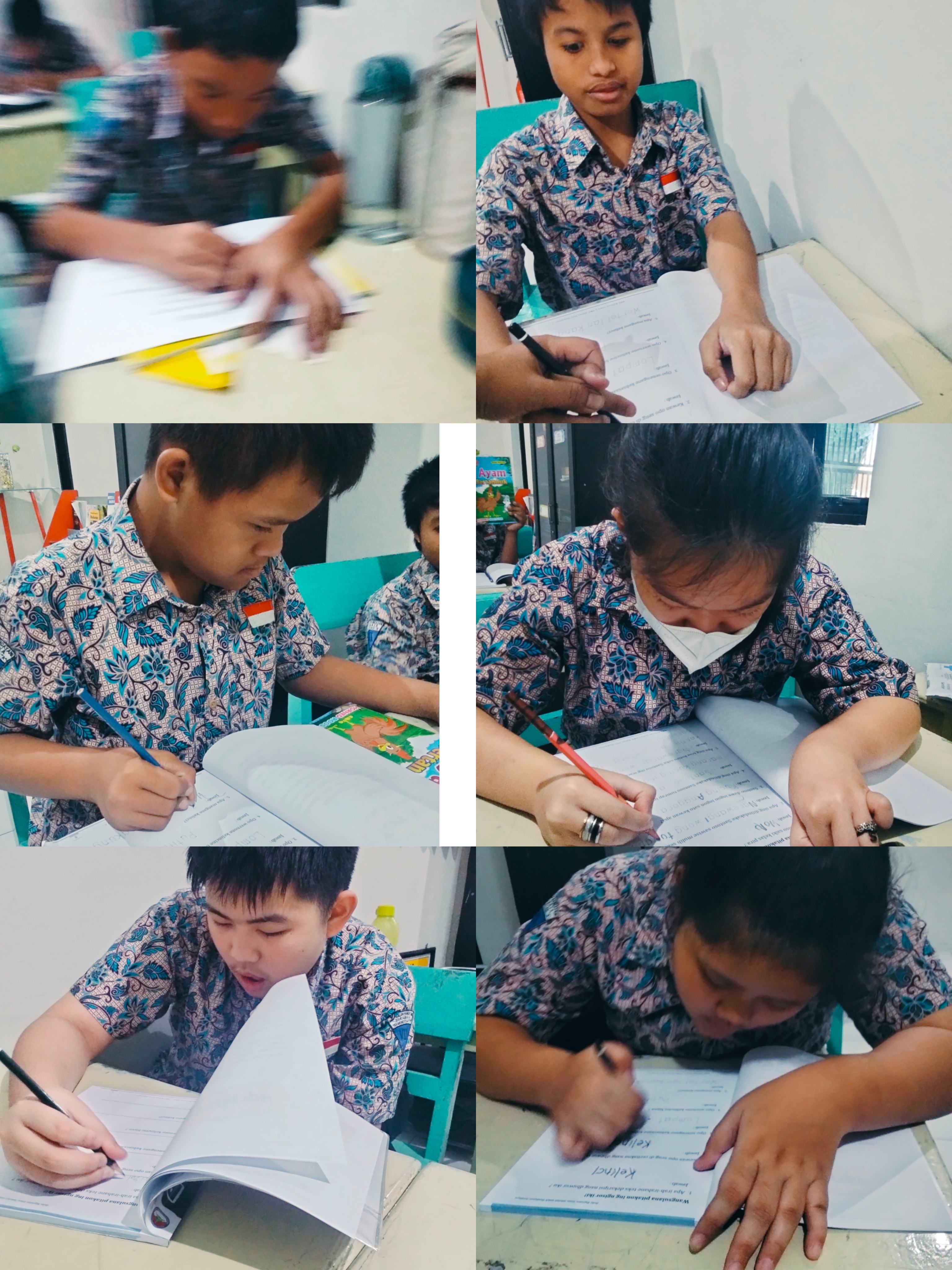 <p>Apel pagi,,,, berdoa,,, mendampingi anak-anak s...