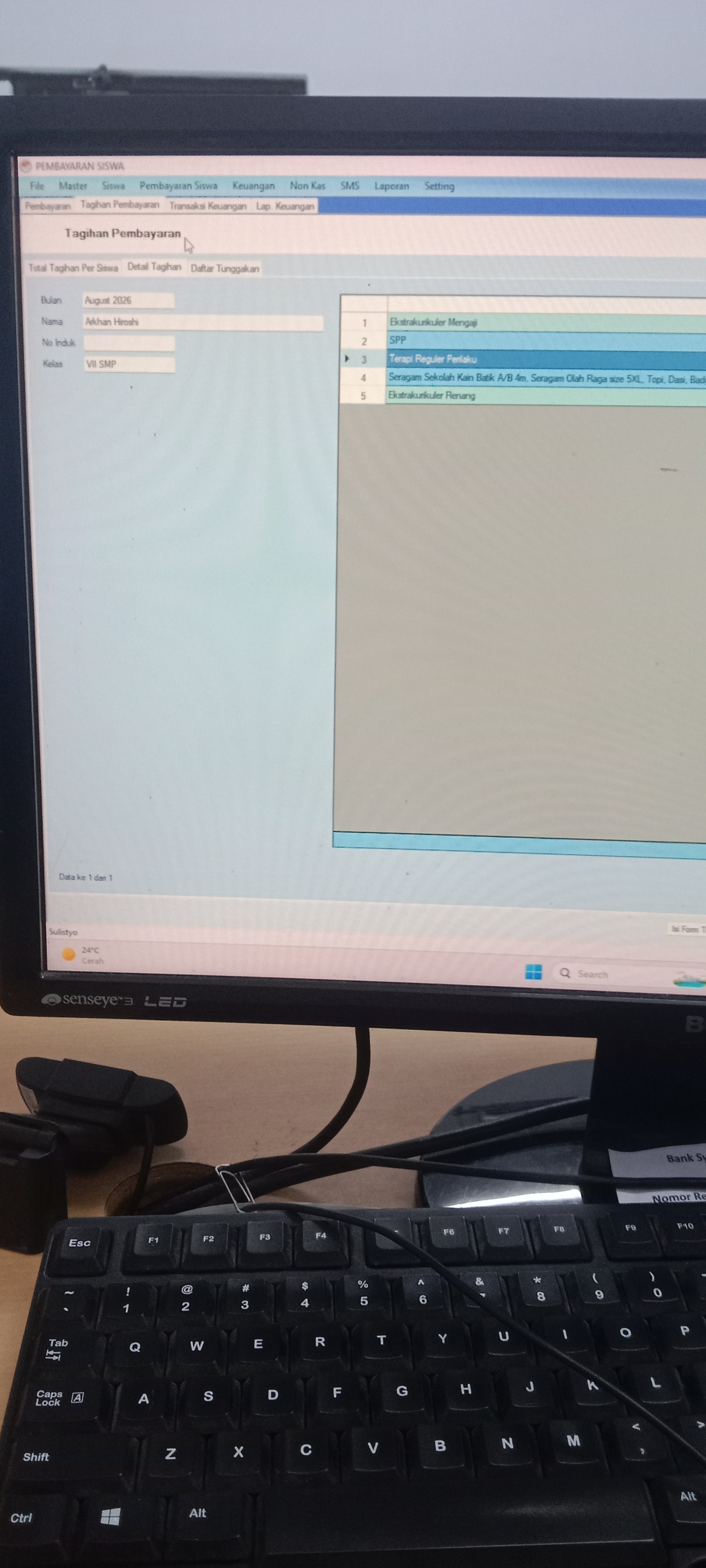 <ol><li>Input data tagihan ekskul ke kitir</li><li...
