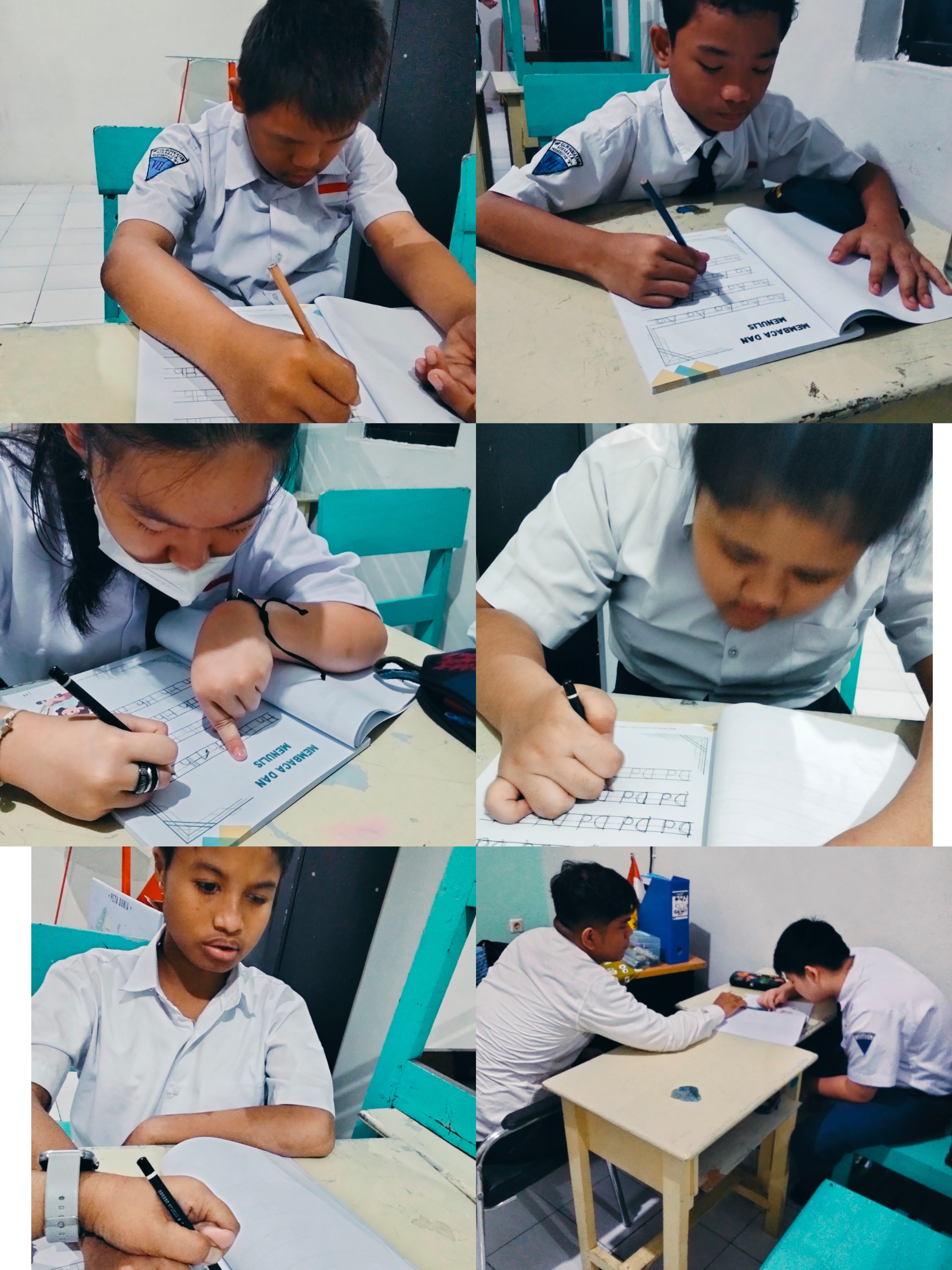 <p>Apel pagi,,, berdoa,,,mendampingi anak-anak saa...