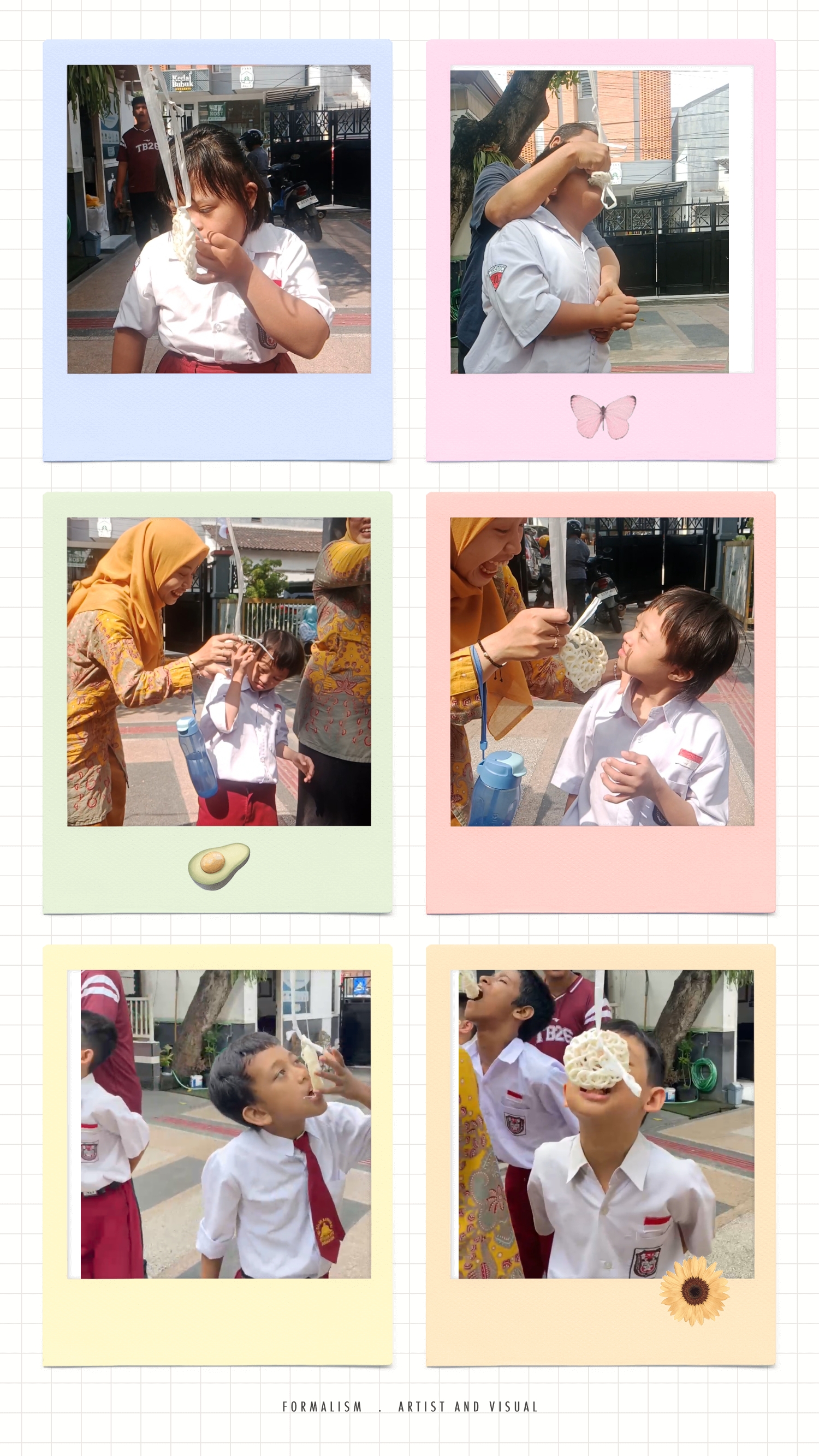 <p>Lomba Agustusan </p><p>- lomba makan kerupuk</p...
