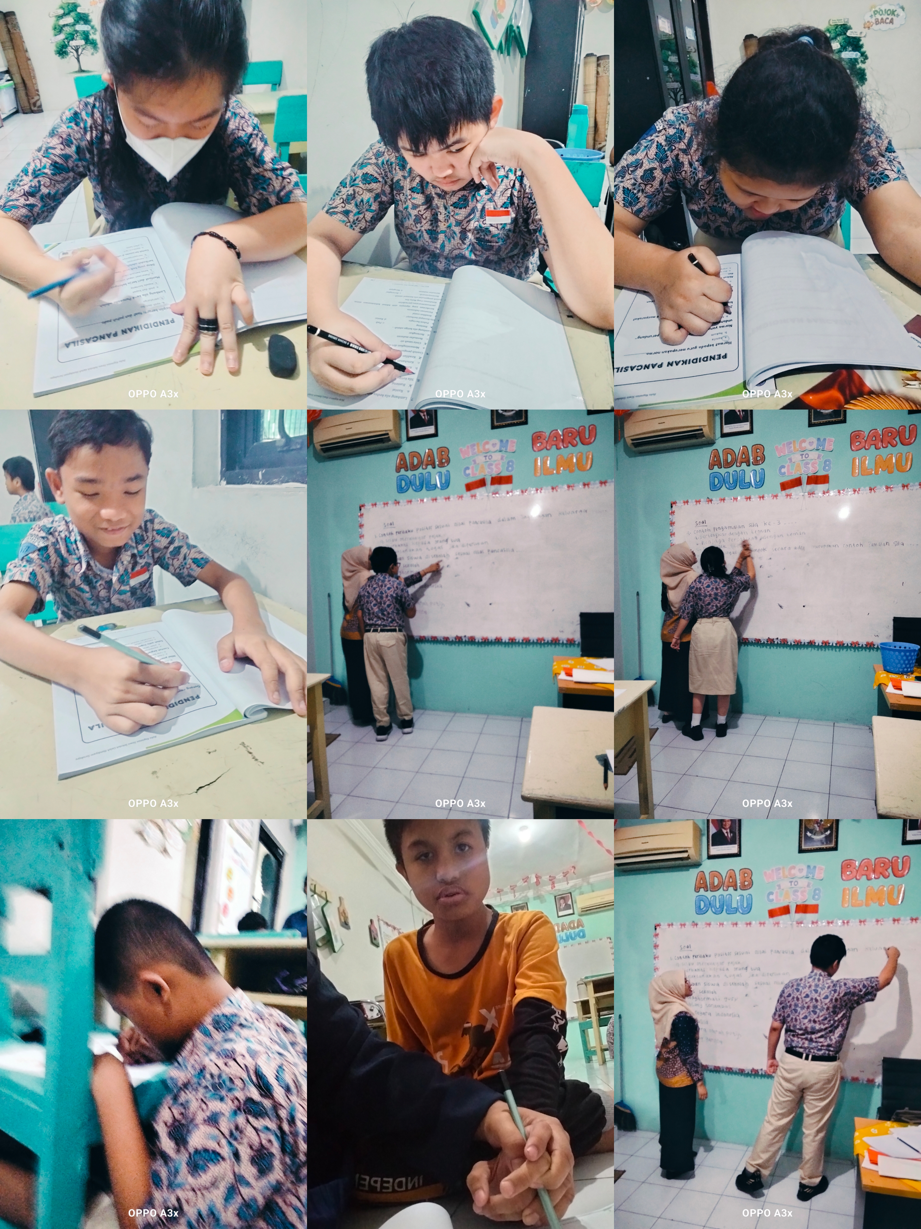 <p>Apel pagi,,, berdoa,,, mendampingi anak-anak sa...