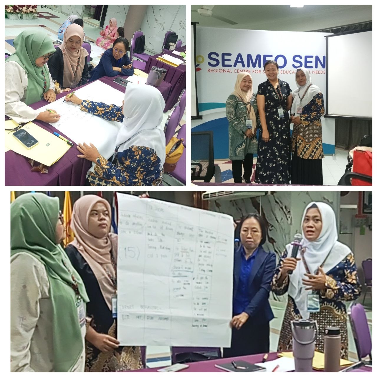 <p>Mengikuti Pelatihan guru dari Seameo Sen di Mal...