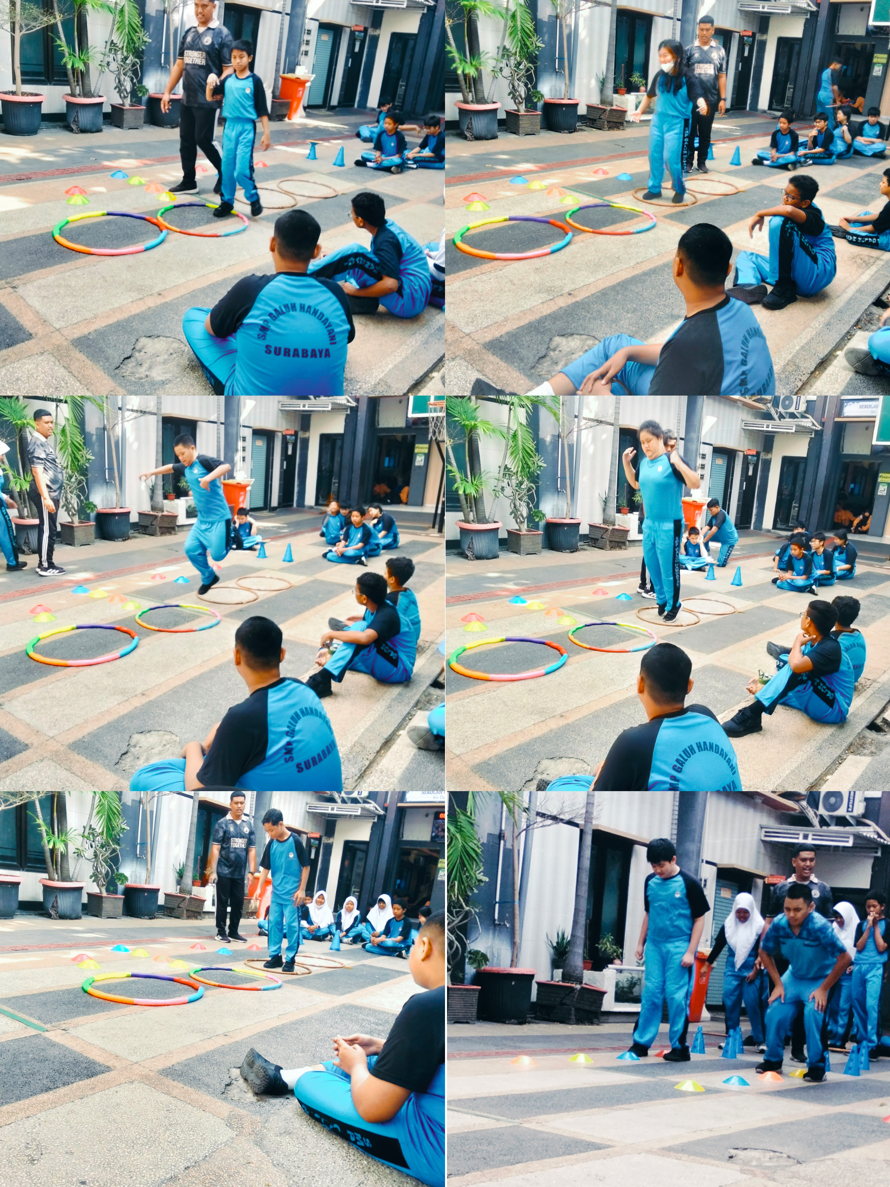 <p>Apel pagi,,, berdoa,,, mendampingi anak-anak sa...