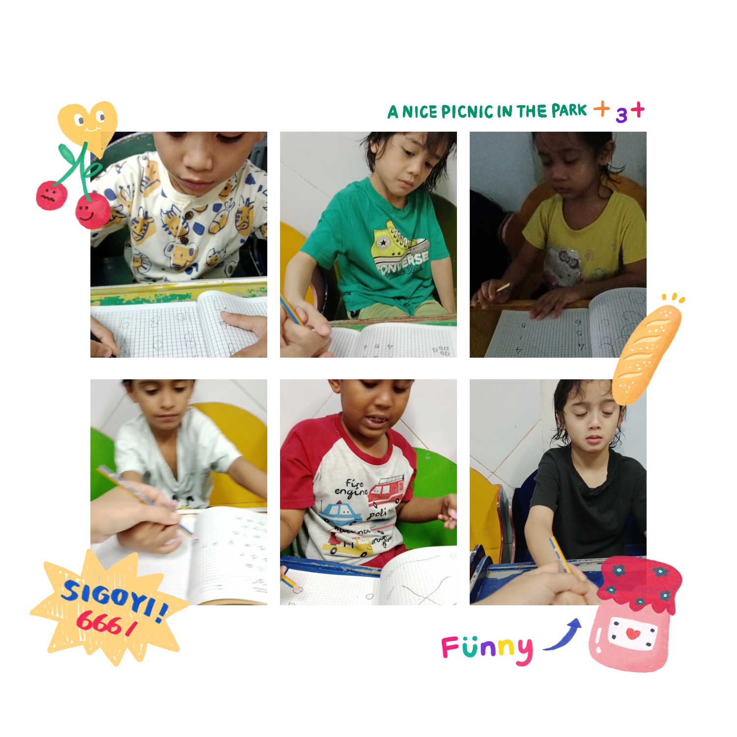 <p>Membersihkan kelas, isoma, melanjutkan kegiatan...