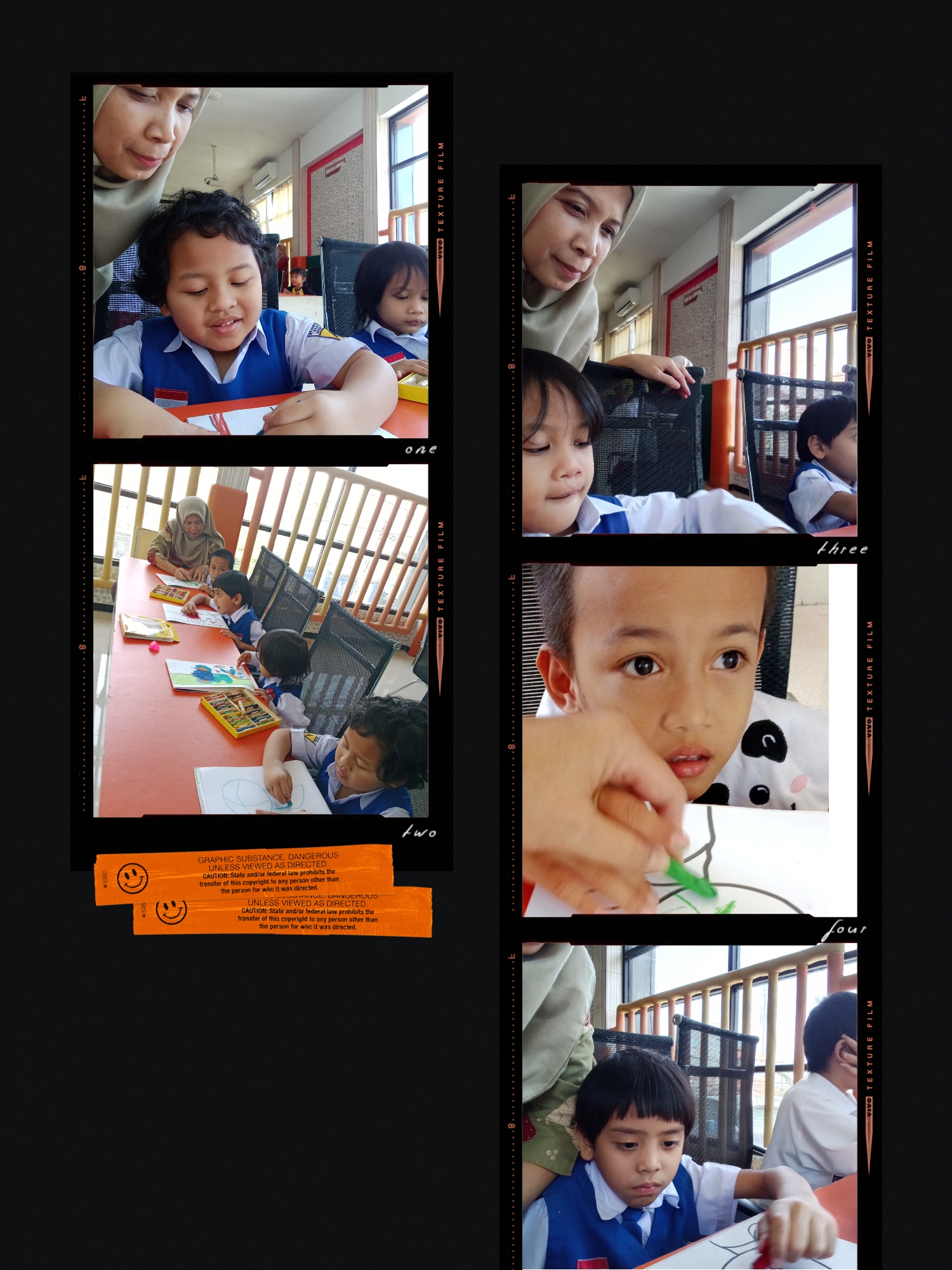 <p>Pendampingan anak ekstra melukis</p>