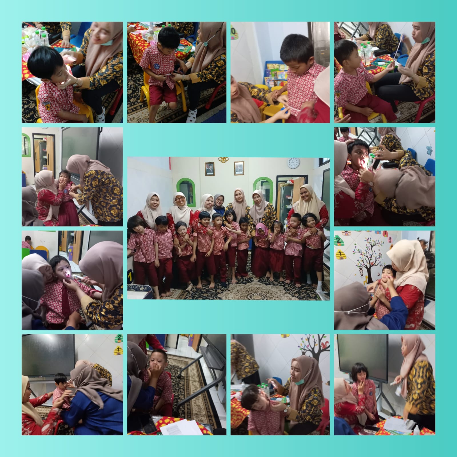 <p>Pemeriksaan Skrining dari Puskesmas Pucang Sewu...