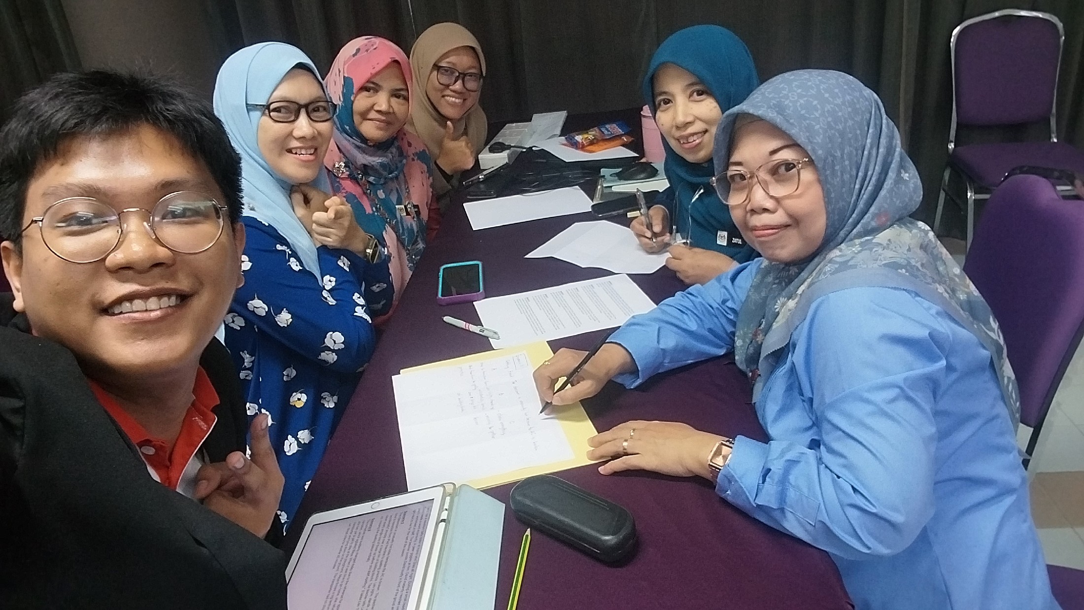 <p>Mengikuti pelatihan hari ke 3 Seameosen</p>