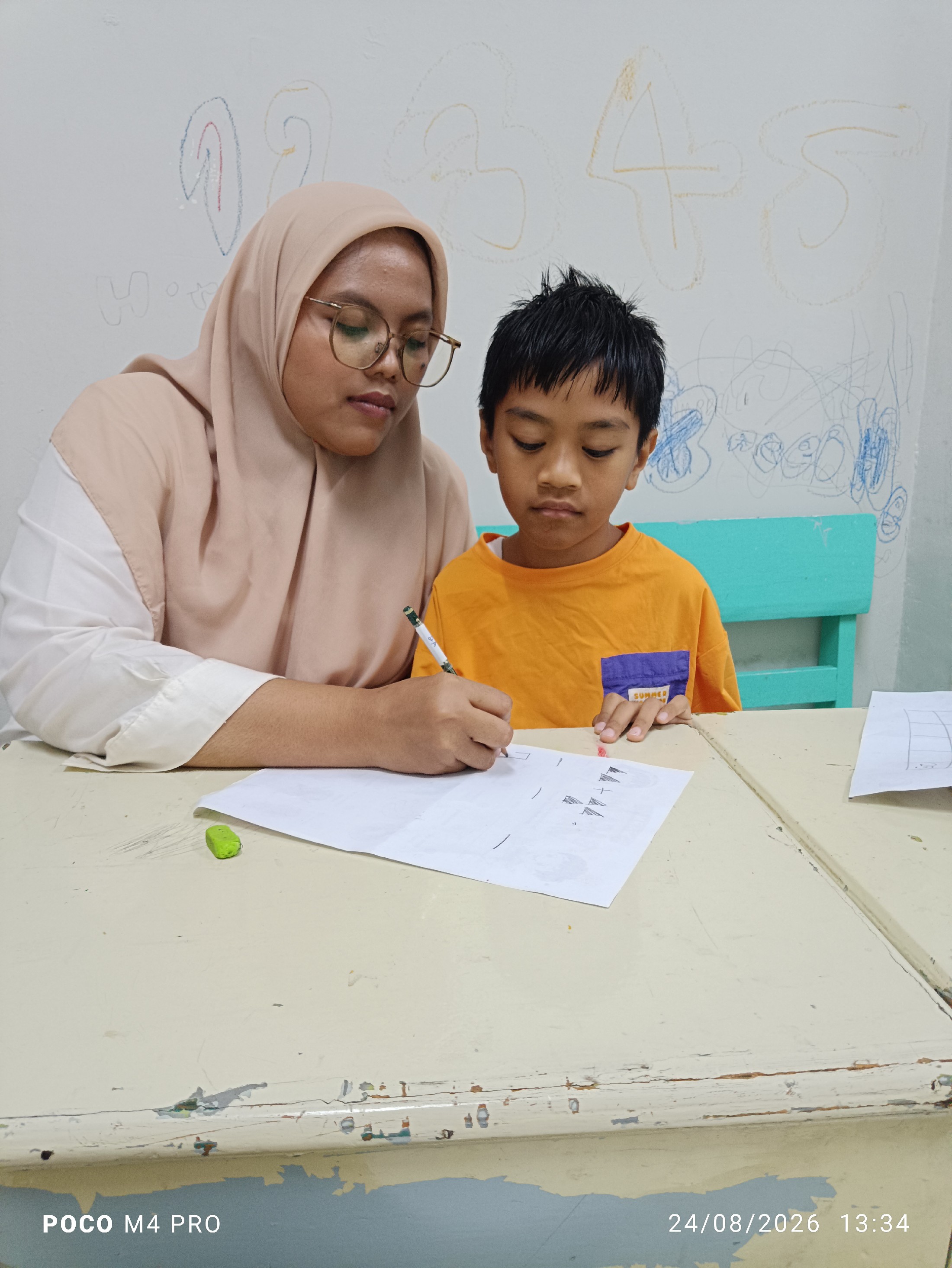 <p>Mendampingi anak identifikasi dan menjelaskan o...