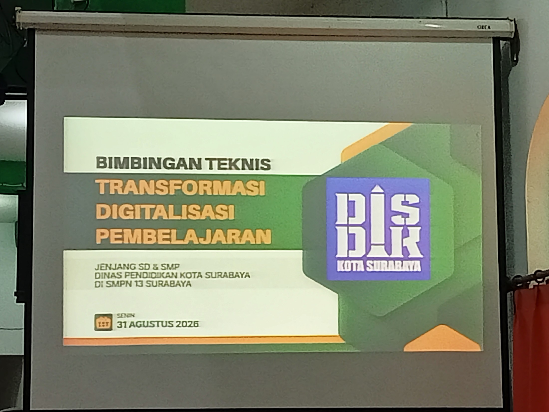 <p>Mengikuti bimtek digitalisasi pembelajaran dari...